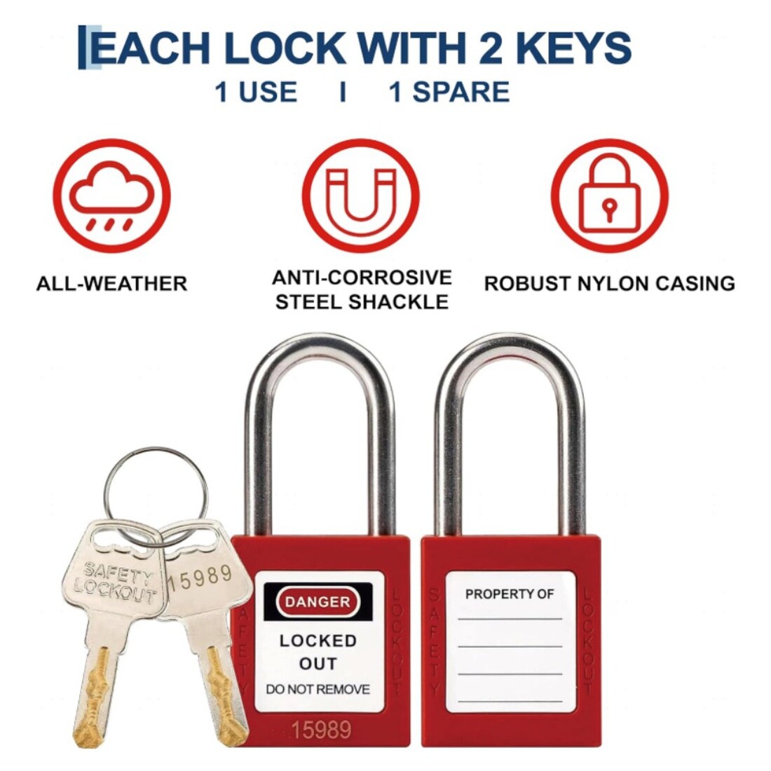 Garvee CPO-LYAOAGACOBIWN1 Padlocks-Locks-Cables - View #5