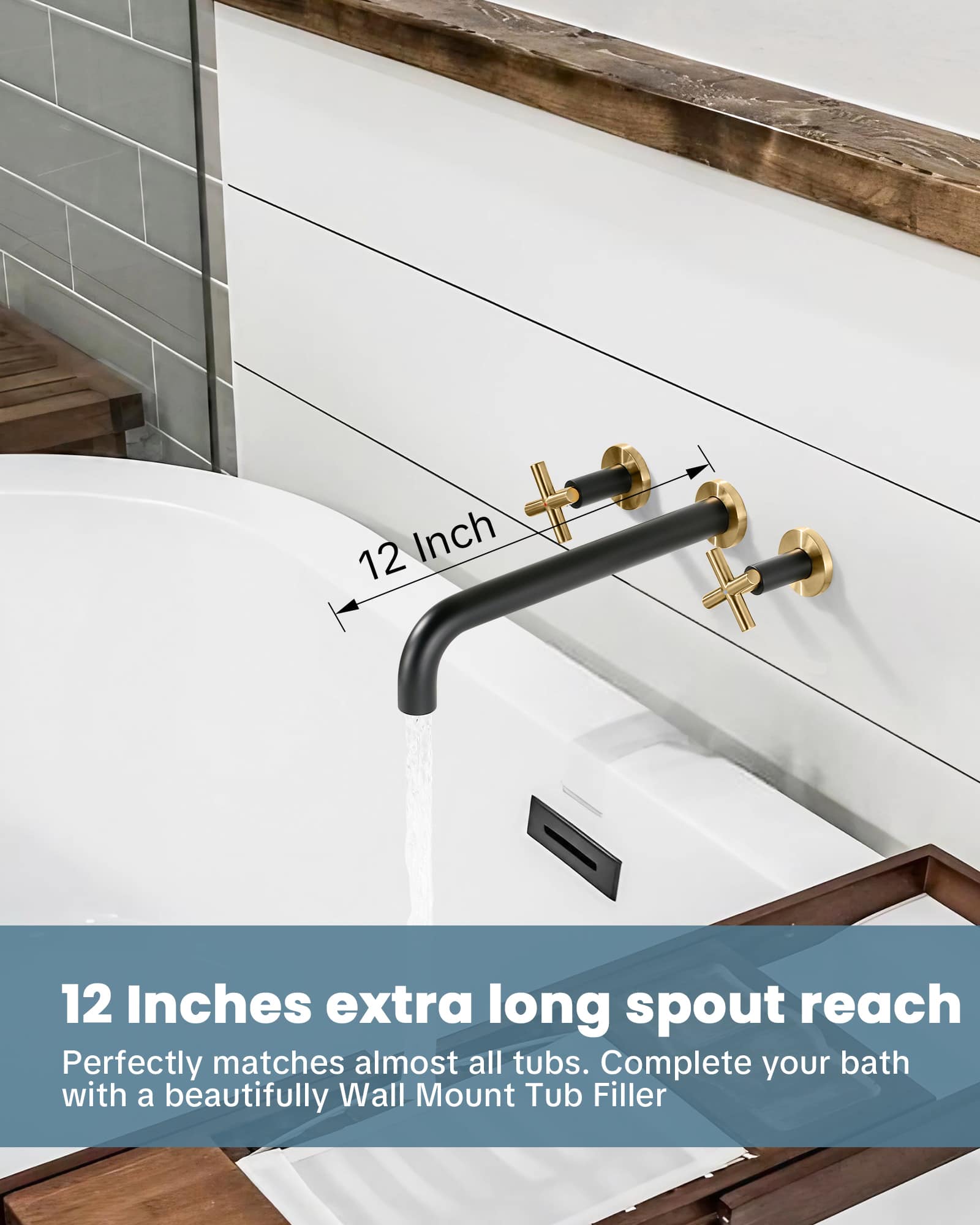ARCORA AR9202500GB Roman-Tub-Faucets - View #7