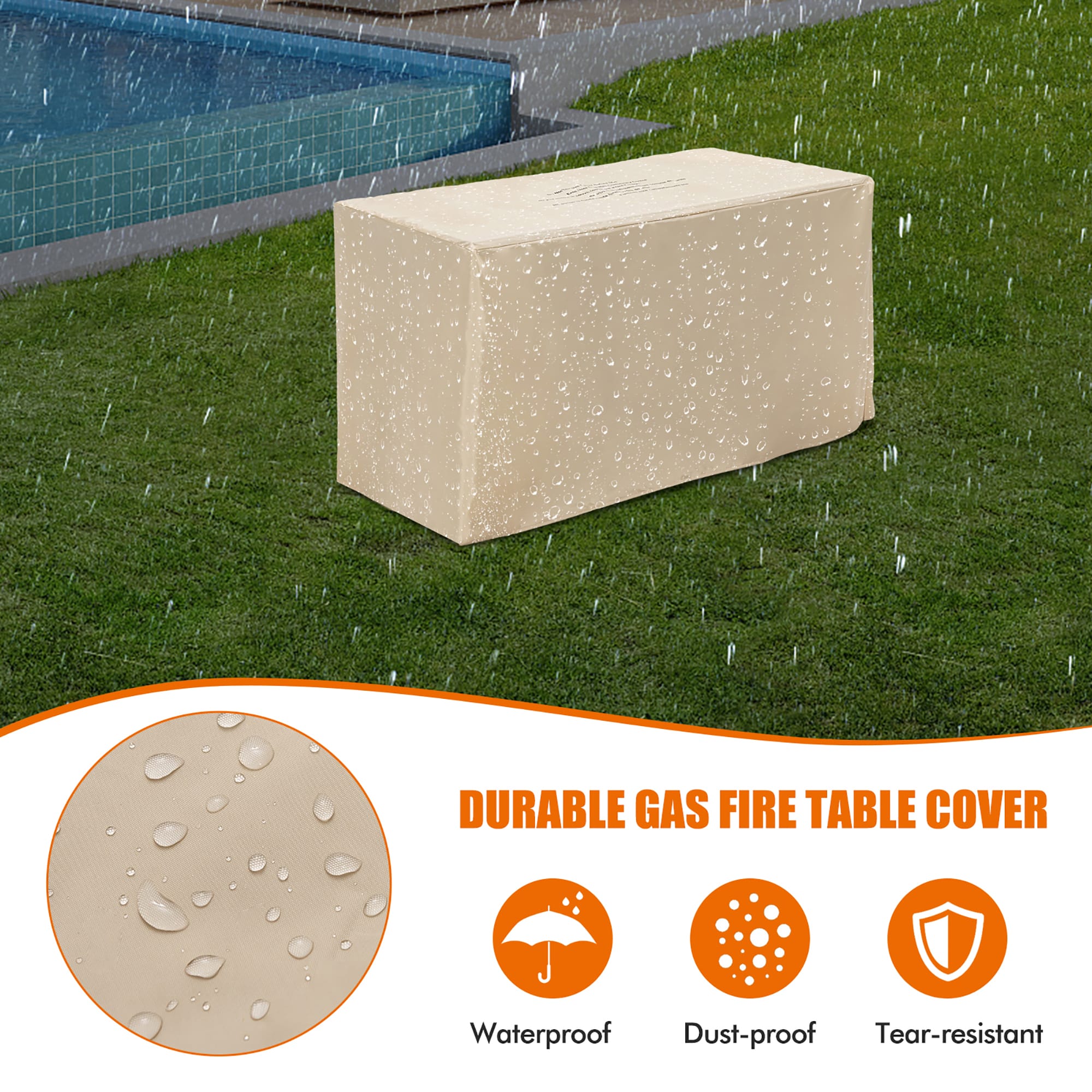 Costway NP10795GR Outdoor-Gas-Firepits - View #3