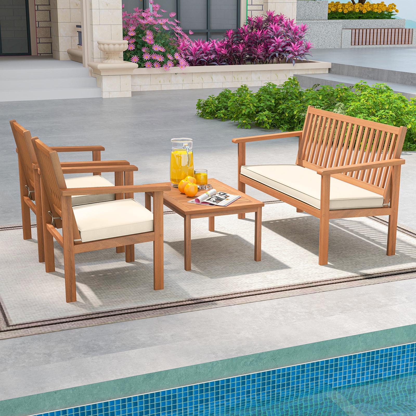 LIVIZA OUG72093WH Patio-Conversation-Sets - View #7
