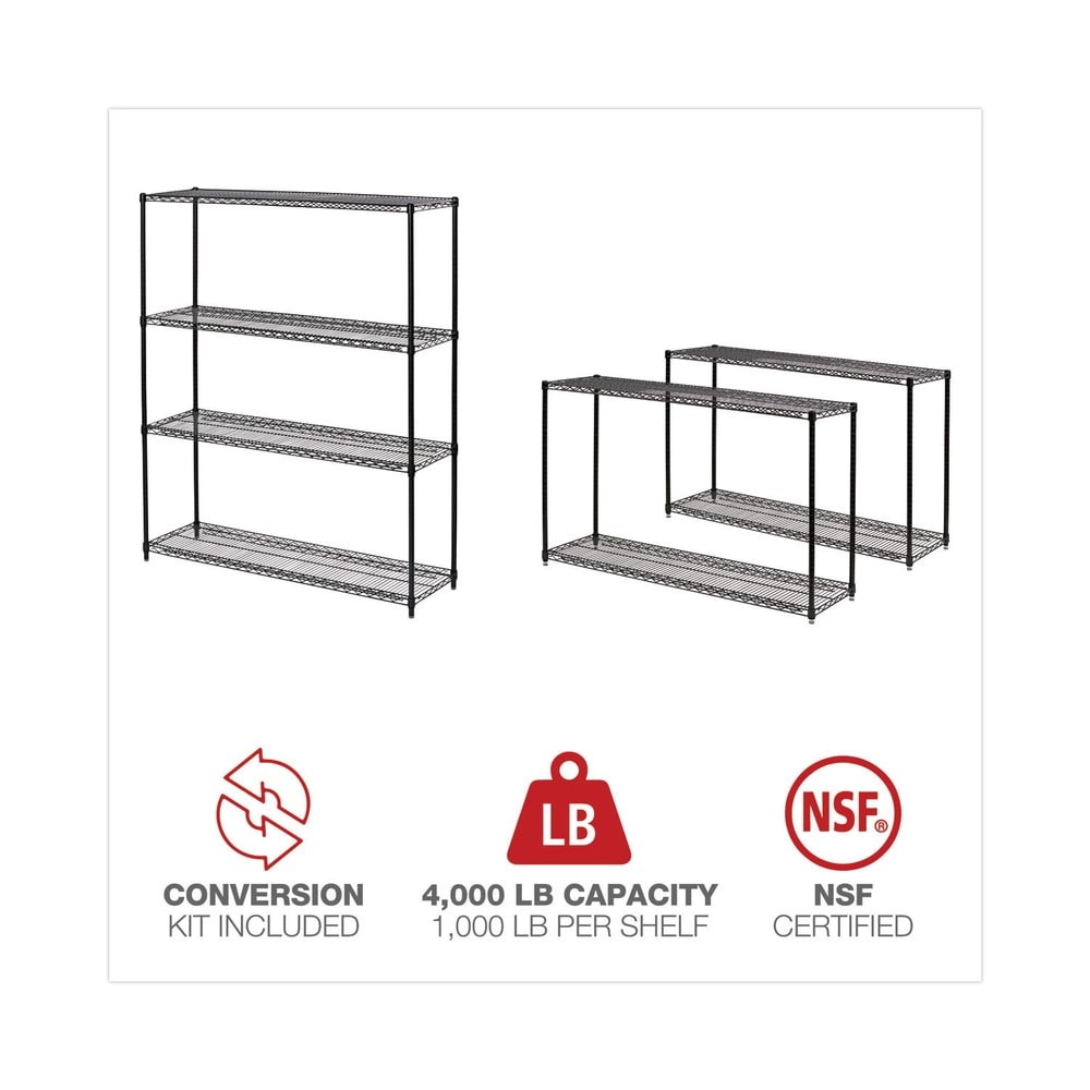 Alera ALESW206018BA Wire-Shelves - View #4