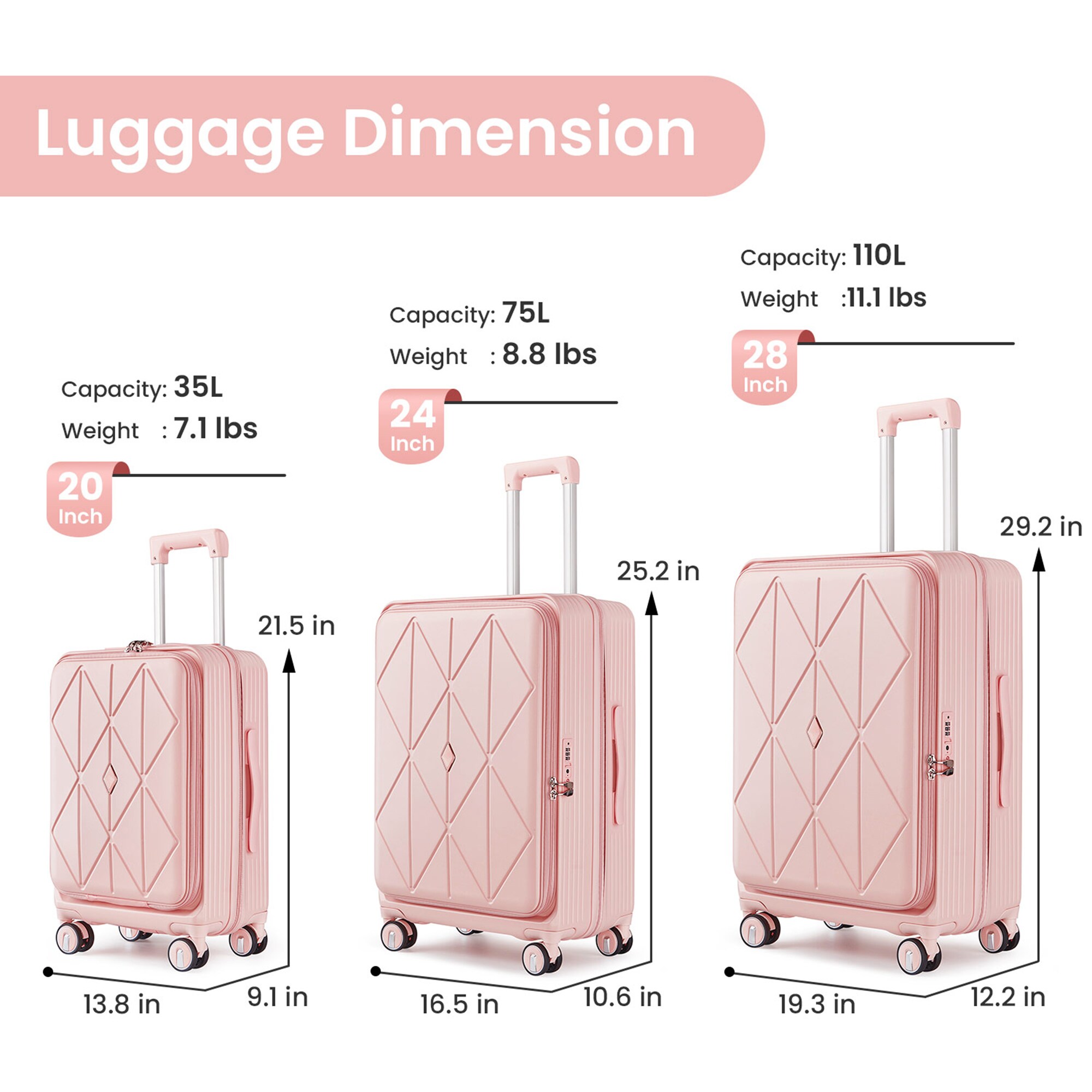SINOFURN SYD9200006PK Luggage-And-Luggage-Sets - View #11