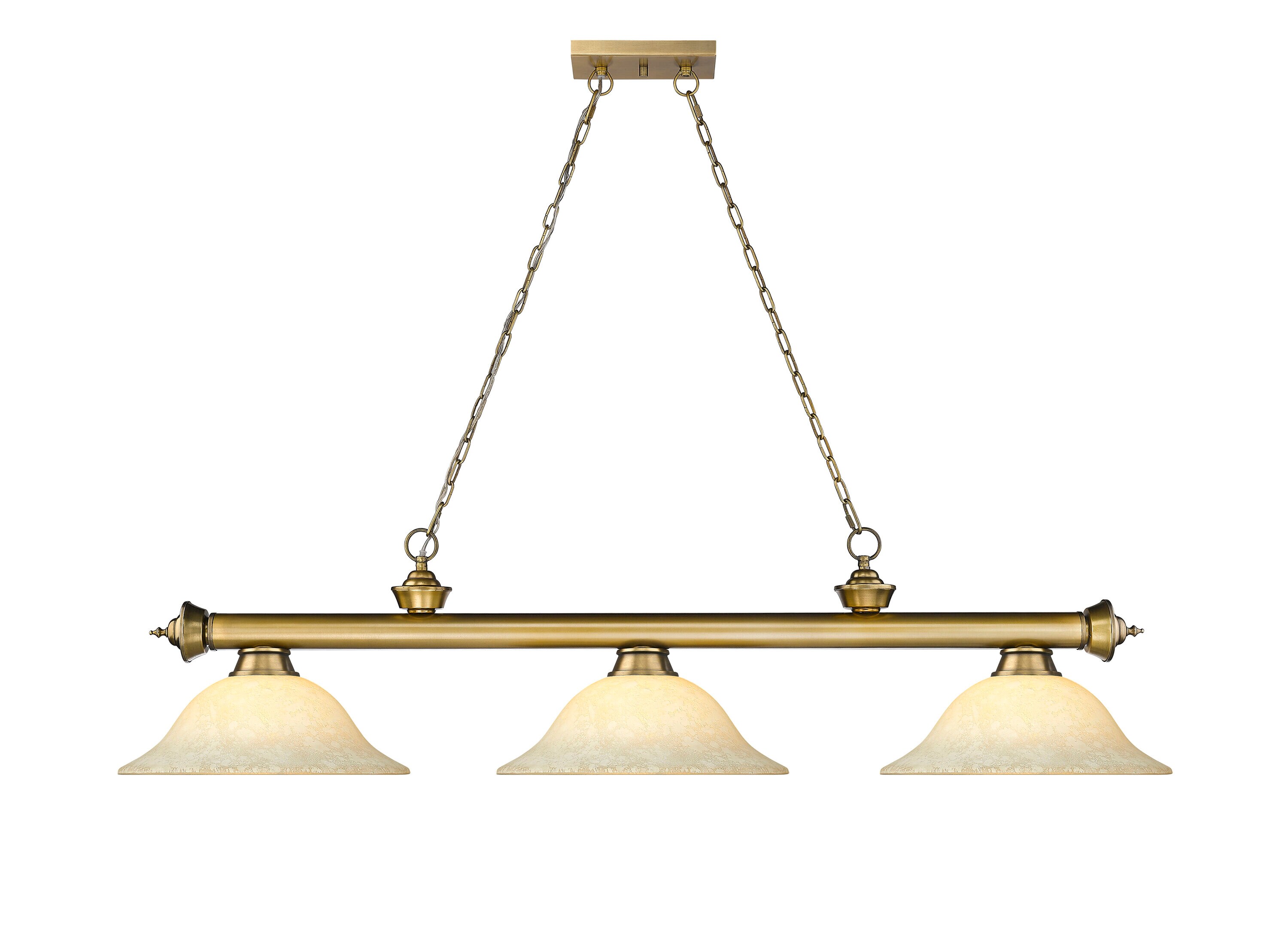 Z-Lite 2306-3RB-GM16 Pool-Table-Lighting - View #2
