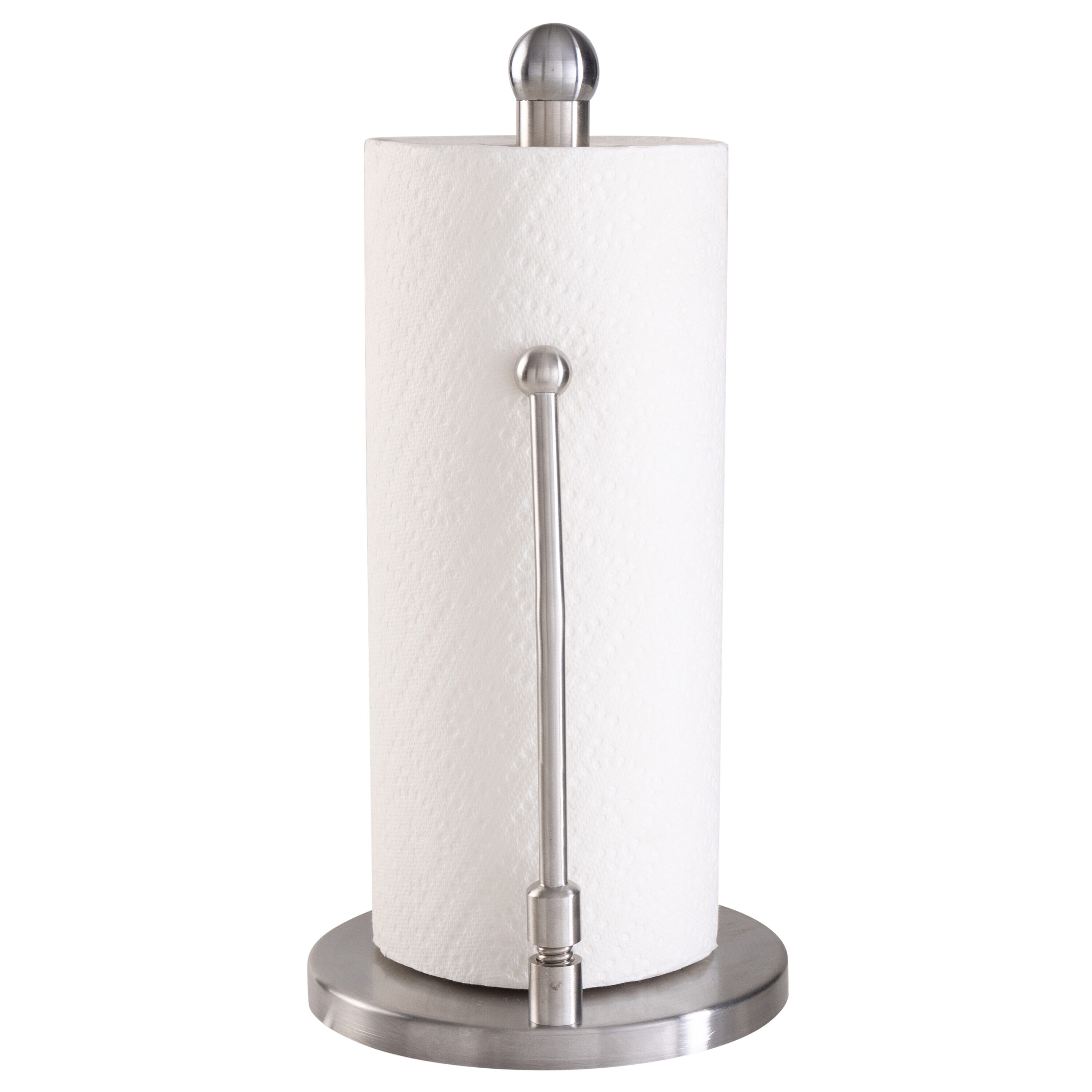 Kitchen Details Silver Metal Freestanding Paper Towel Holder in the ...