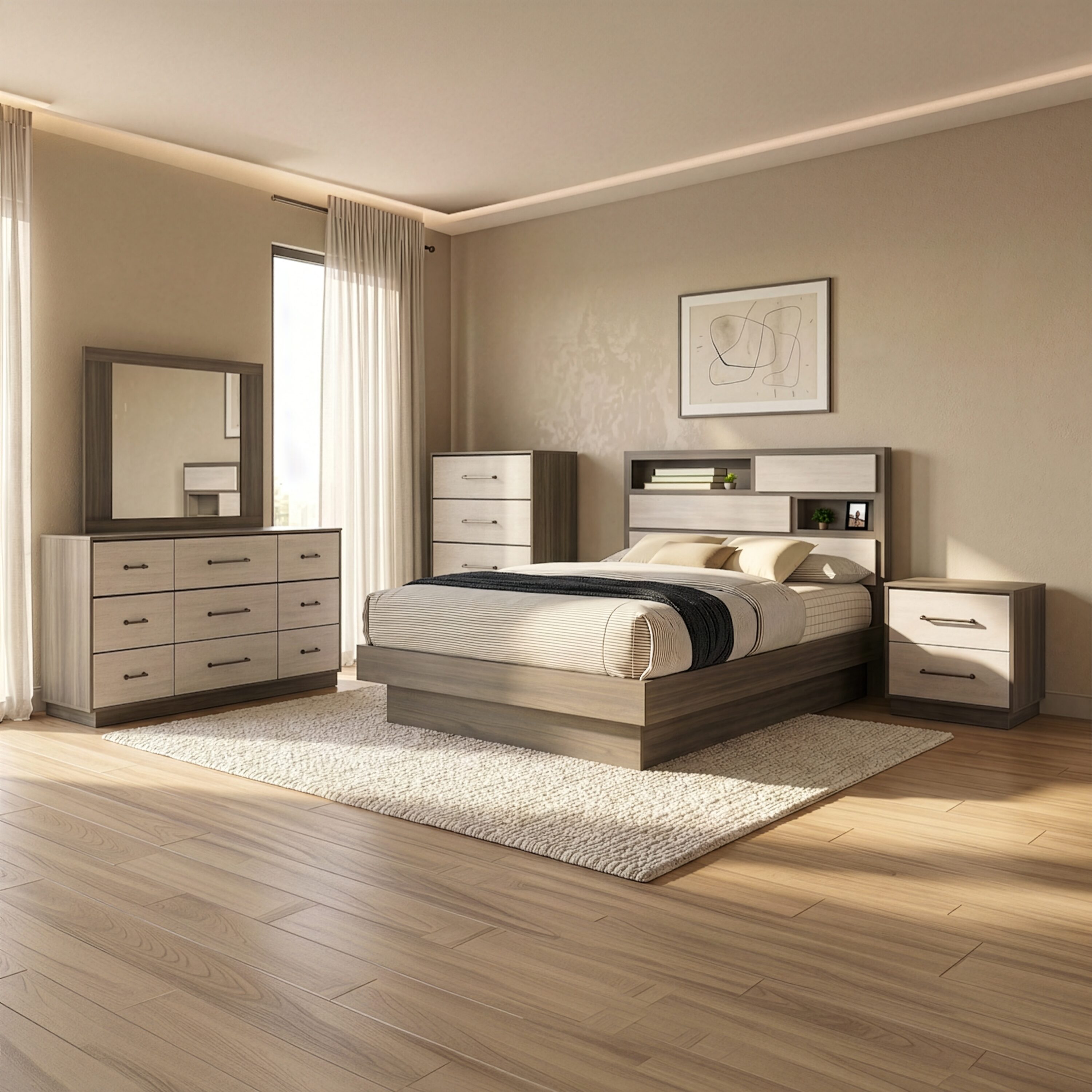 Bedroom Sets Color/Finish Family Brown