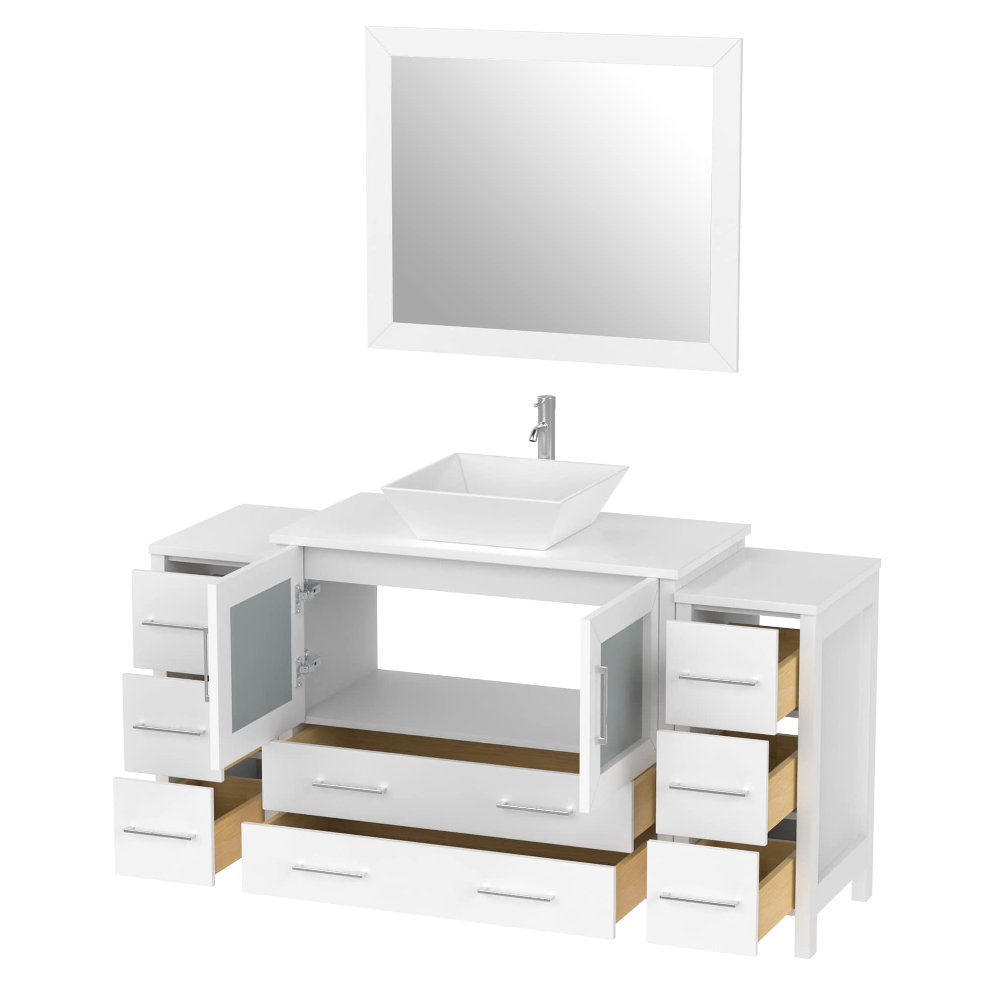 Vanity Art VA3136-60W Bath-Vanity-Combo - View #6