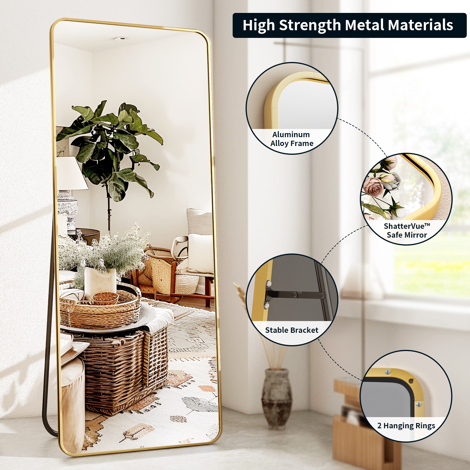 BEAUTYPEAK RE2060G Decor-Mirrors - View #6