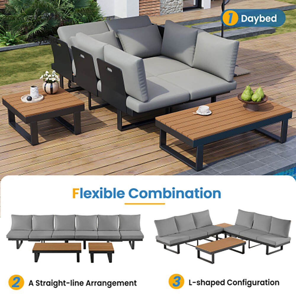 GZMR GZ-OUGO207REE Patio-Conversation-Sets - View #4