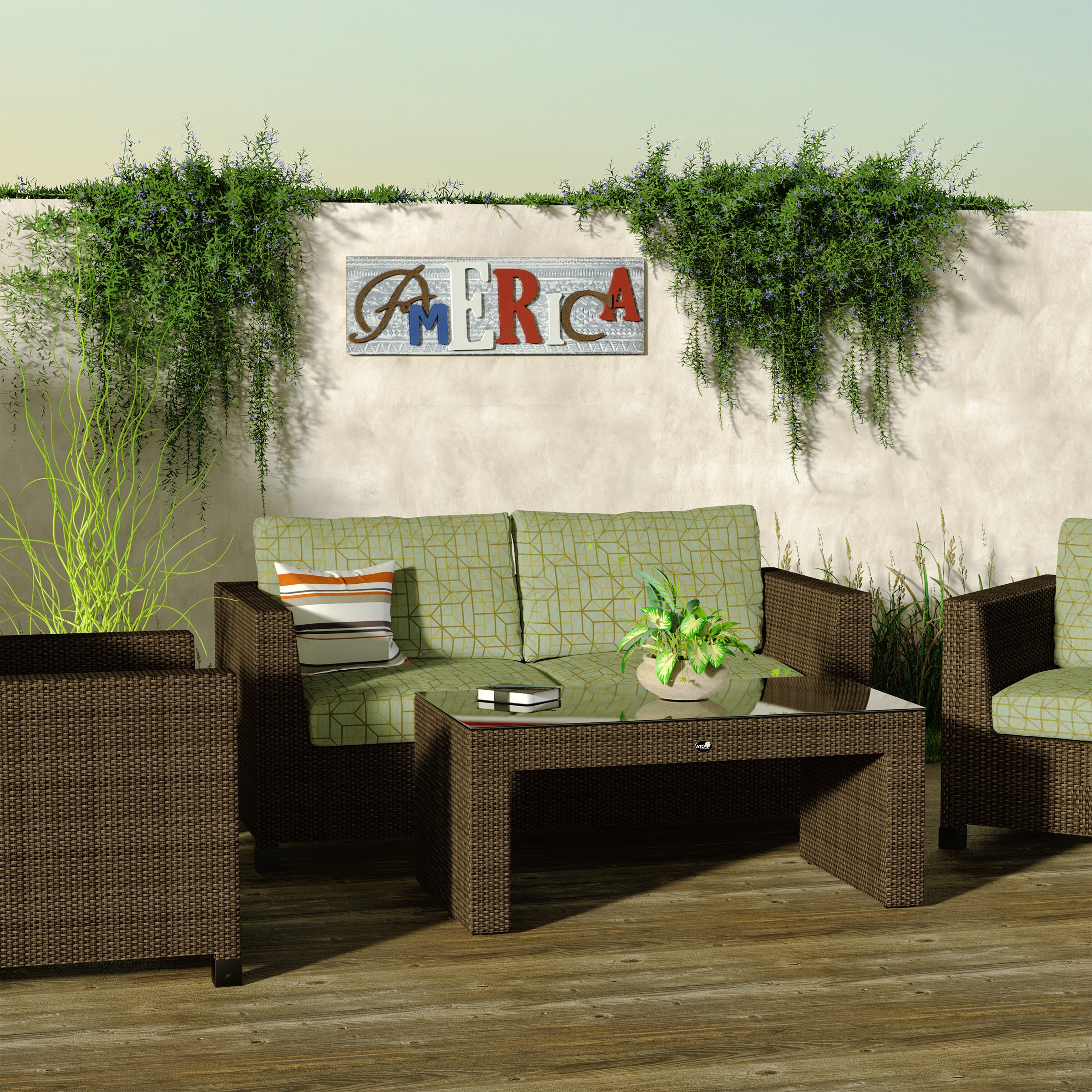 Alpine Corporation IAR162 Wall-Art - View #2