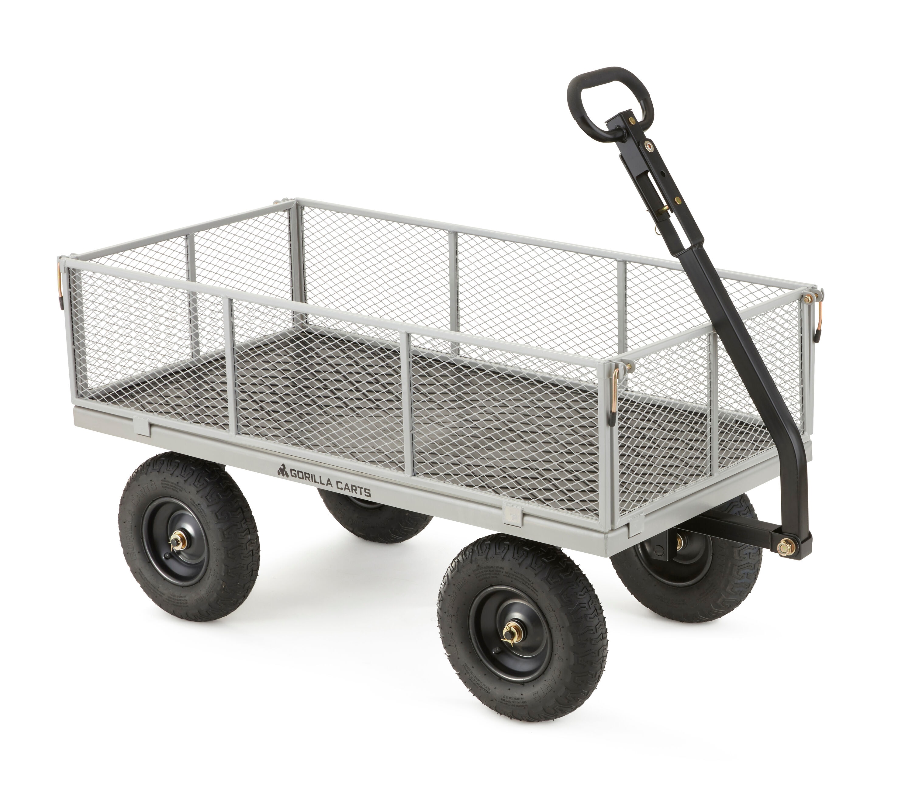 Gorilla Carts 7-cu ft Steel Yard Cart in the Yard Carts department at ...