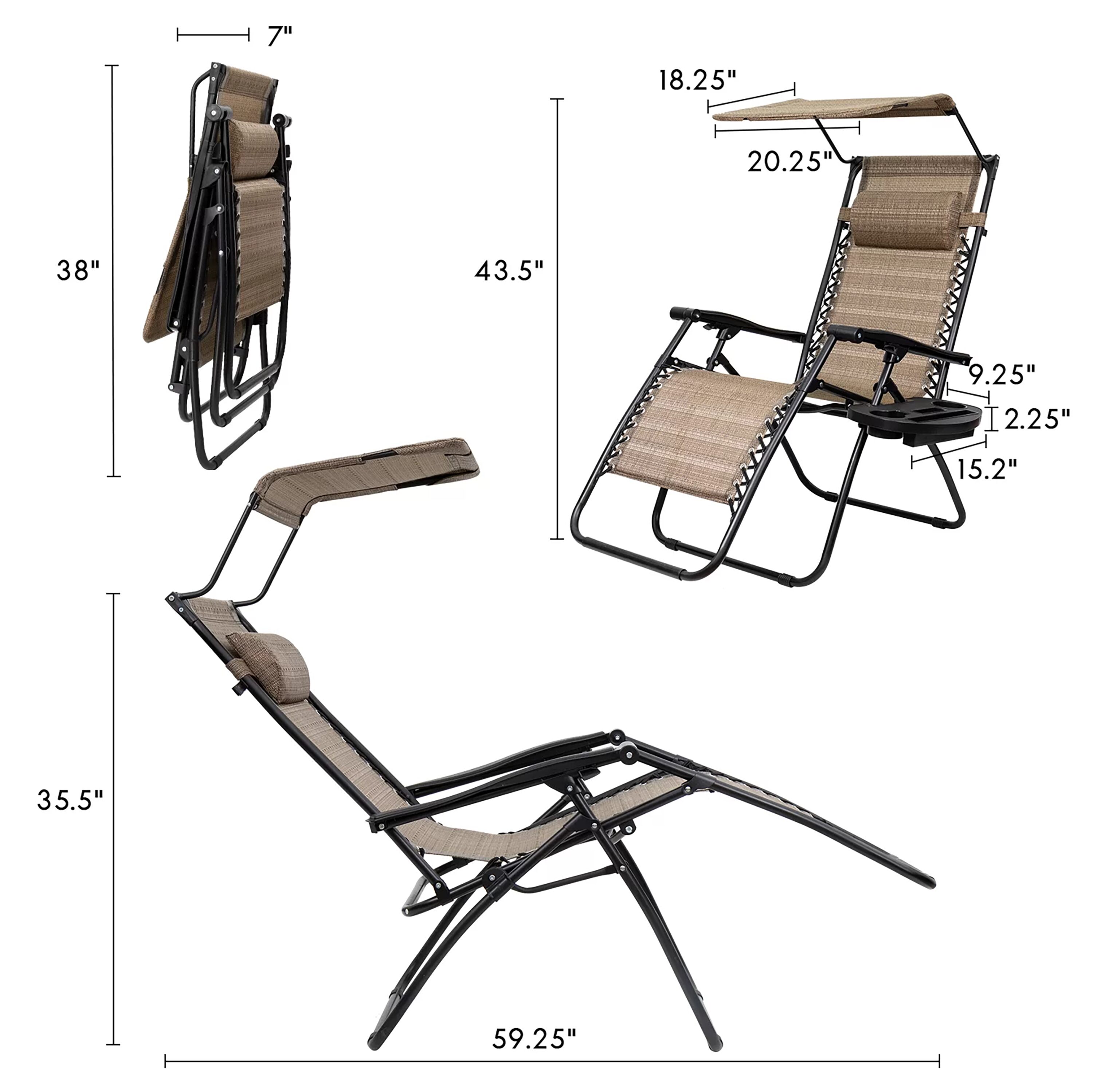 Vineego LS-LCZG96CSDBG-1 Patio-Chairs - View #7