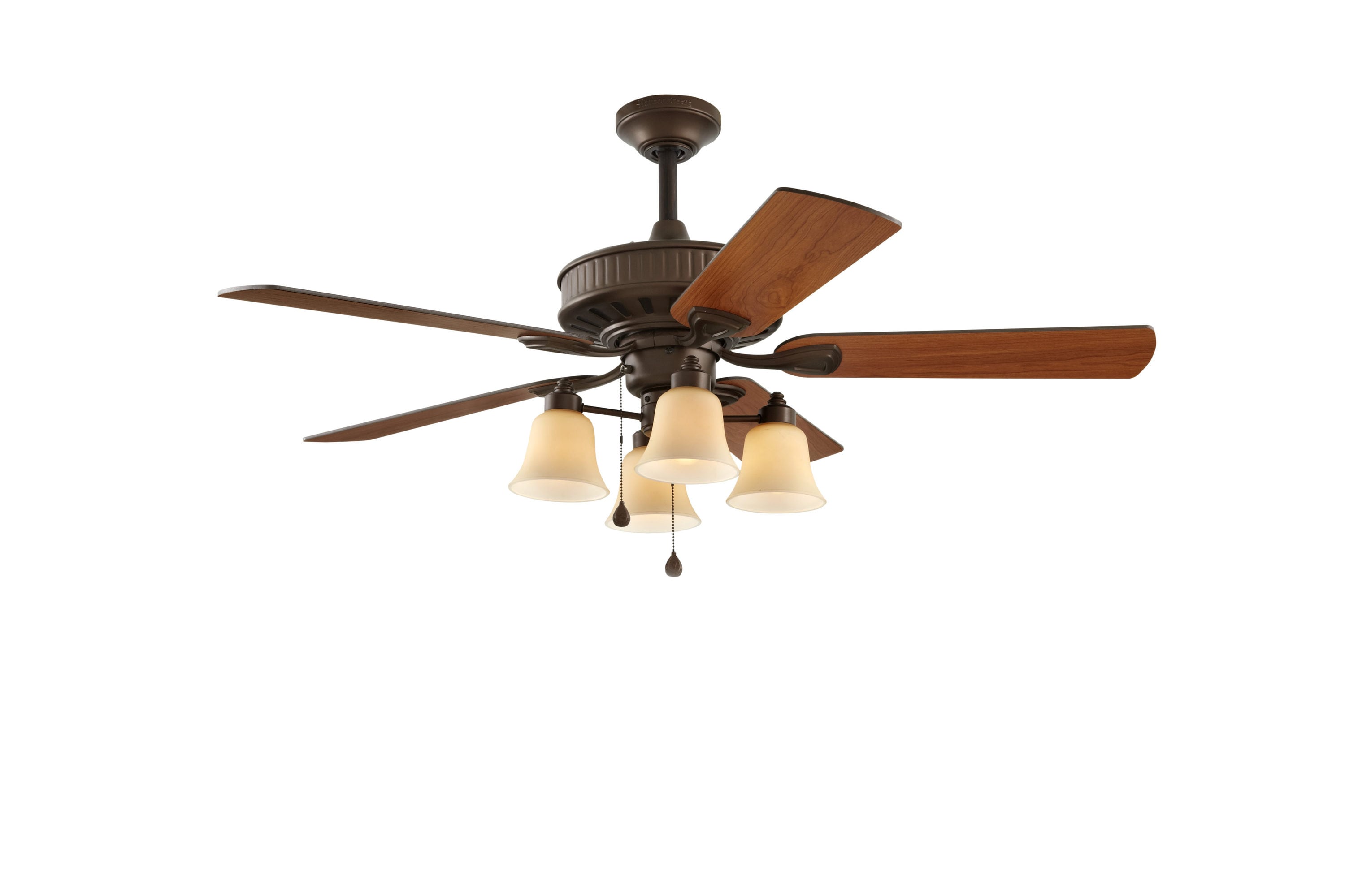 Harbor Breeze Plymouth 50-in Bronze Ceiling Fan with Light (5-Blade) in ...