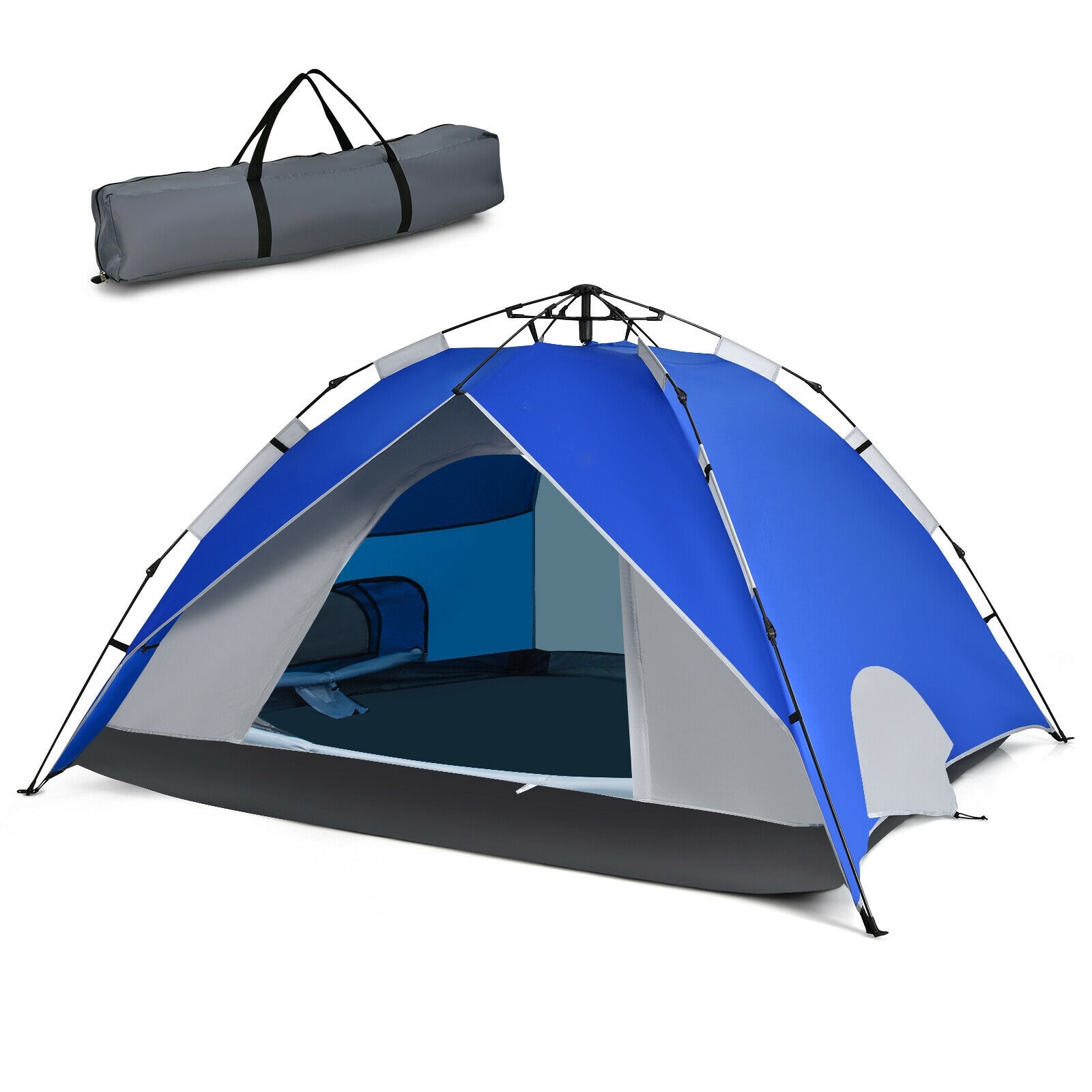  11624BLHYJT Polyester 4 -Person Tent