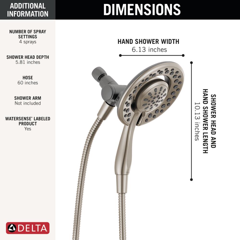Delta 75486CSN Fixed-Showerhead - View #3