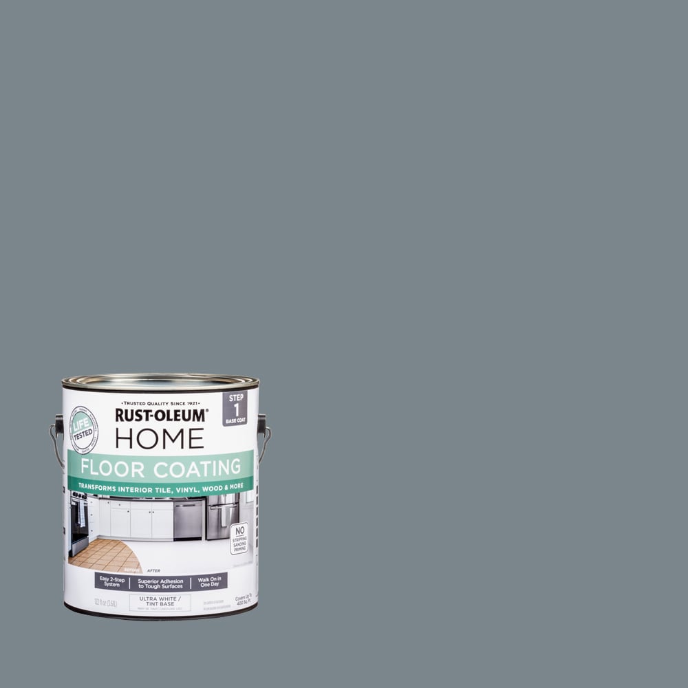 Rust-Oleum 363151T Home Floor Coating French Gray Matte Interior Porch and Floor paint ( 1-gallon )
