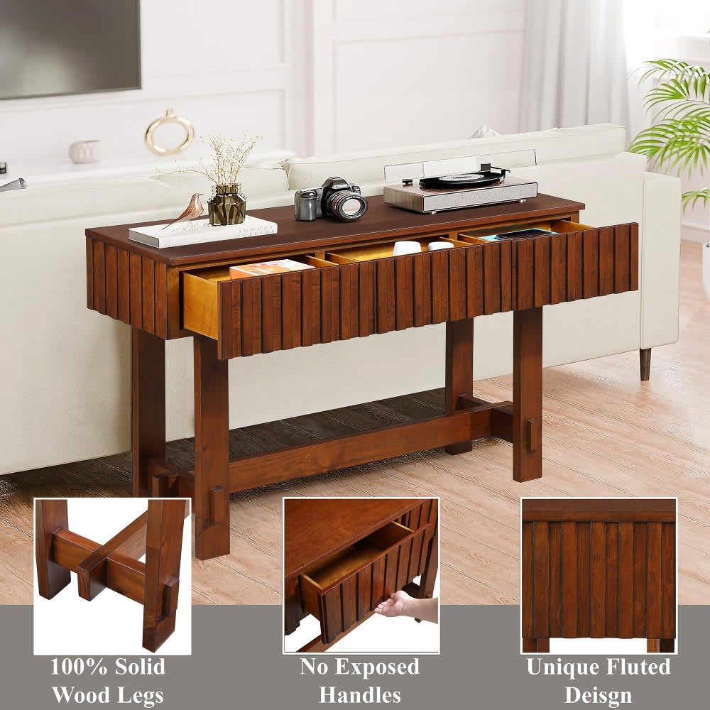 Coolbibila ALI-CONSOLE-CHERRY Console-Sofa-Tables - View #7