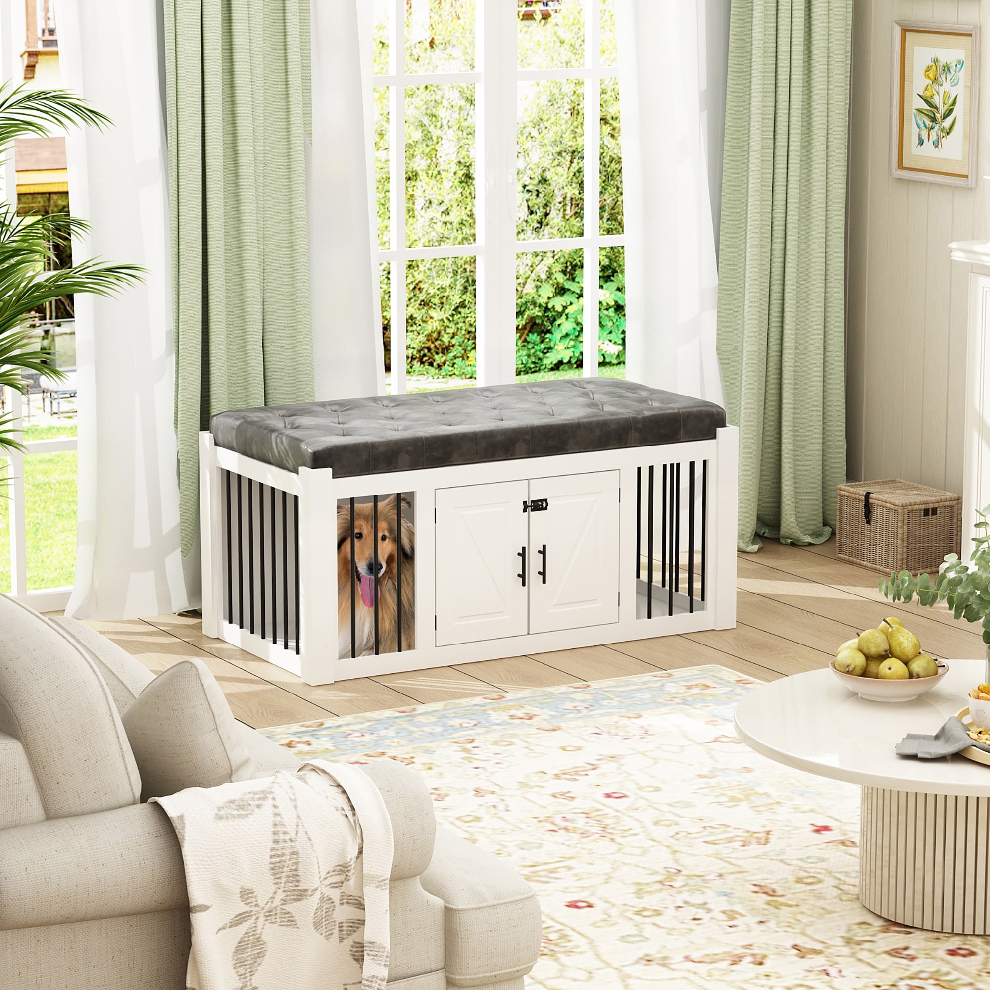 MIDHAM KF150178-01 Composite Indoor Medium Dog/Cat House