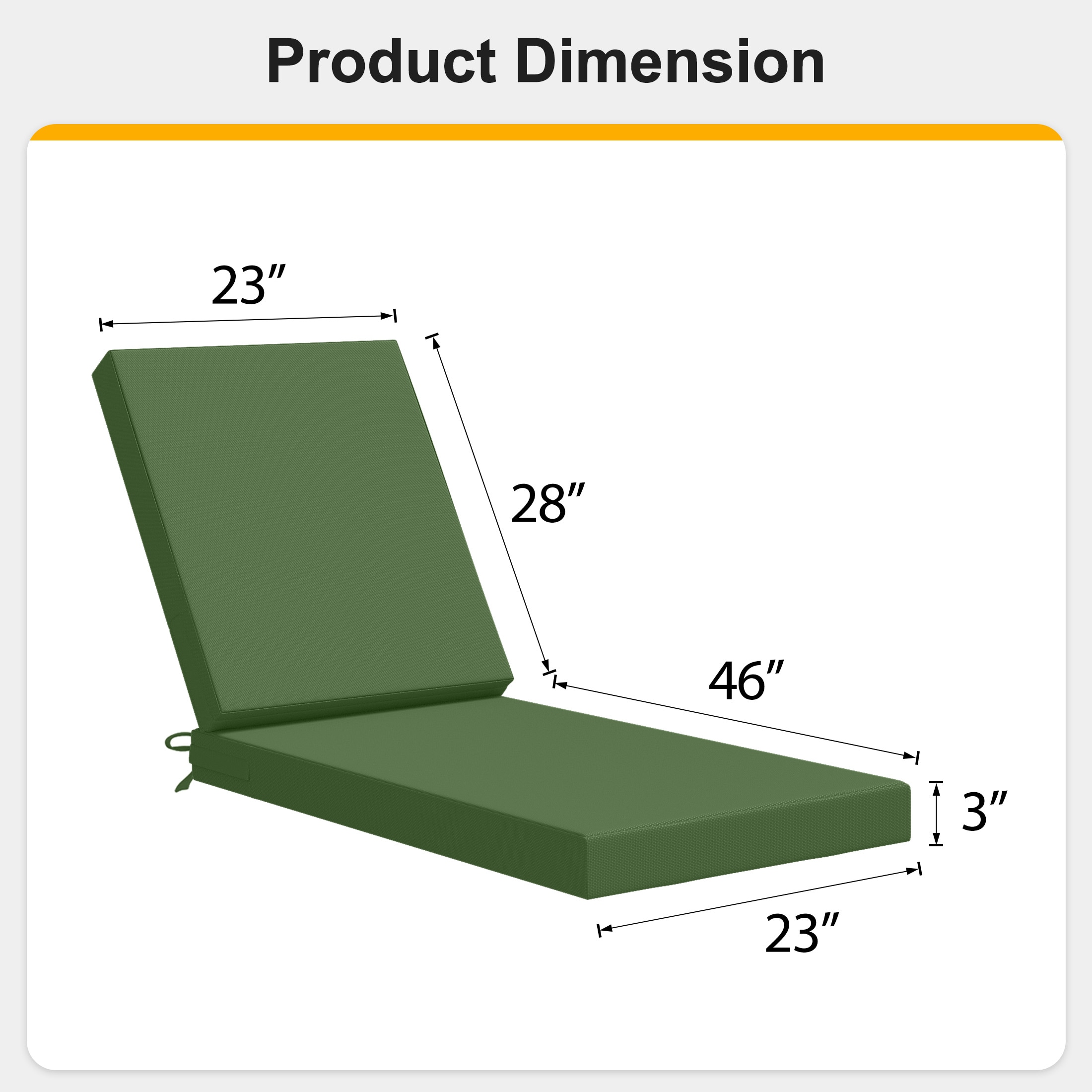 AAAAAcessories LSPC-TY-7423-LV-2 Patio-Furniture-Cushions - View #7