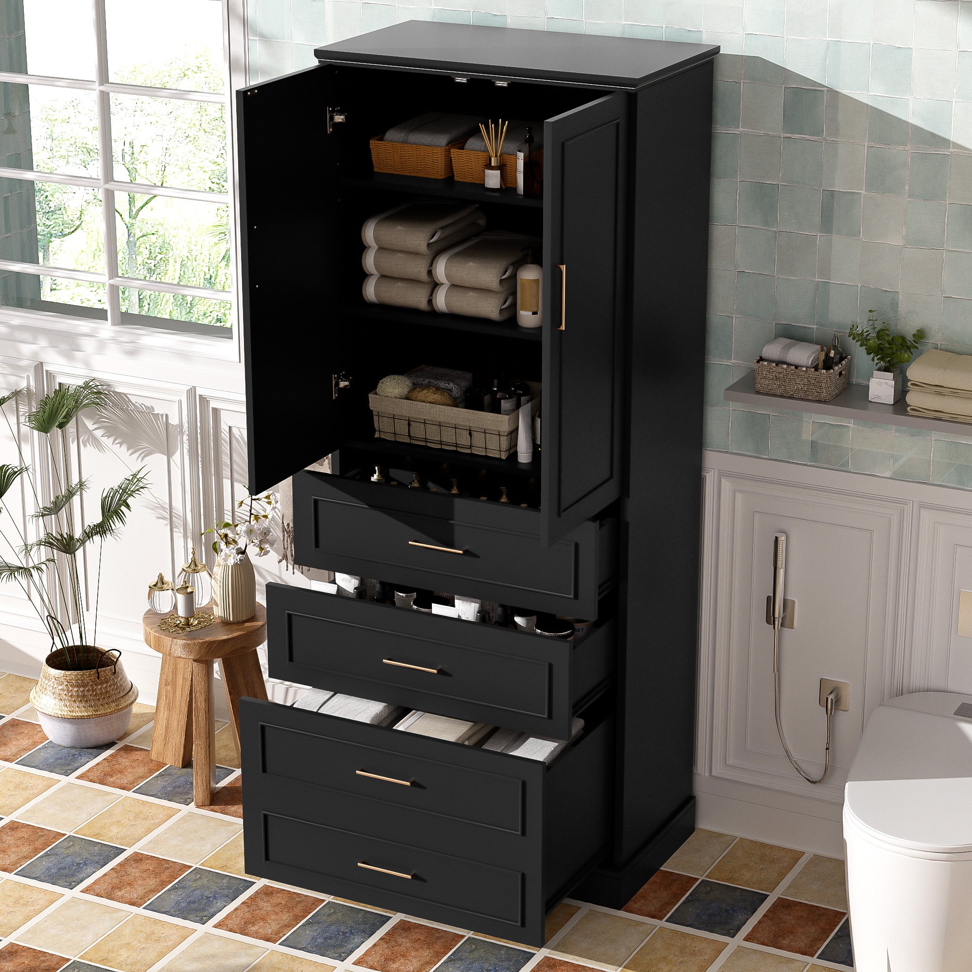 GDFStudio 342515 Linen-Cabinets - View #2