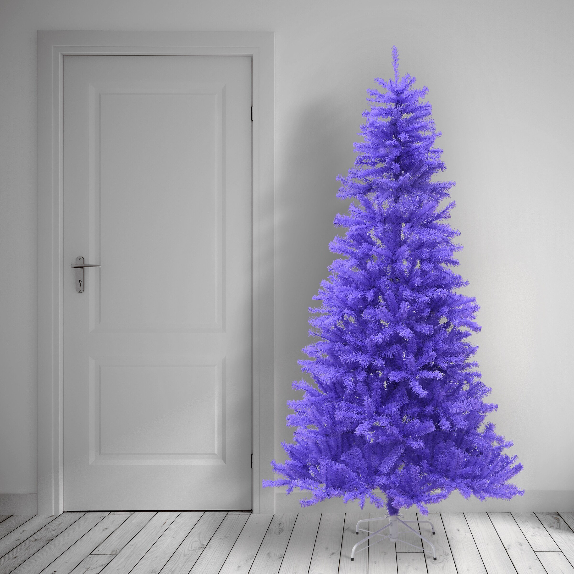 light purple christmas tree