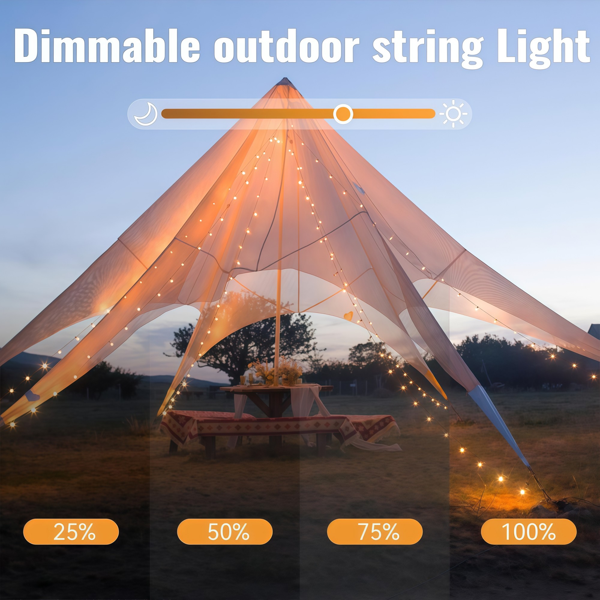 Numhew NHWILL08858 Patio-String-Lights - View #3