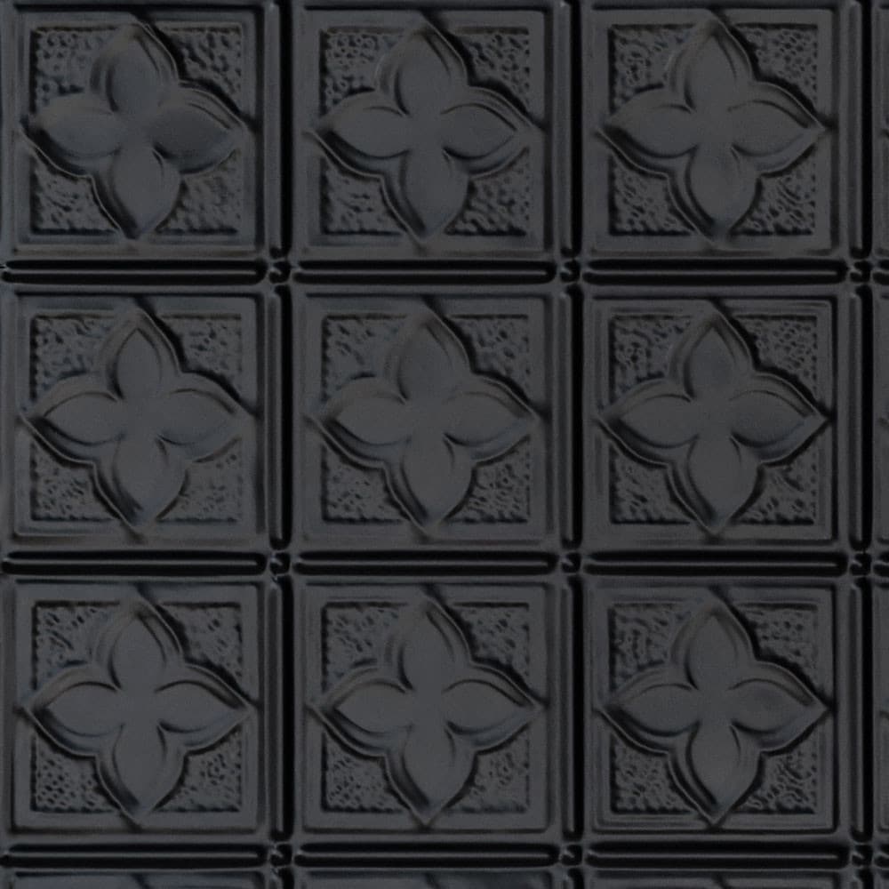 From Plain to Beautiful in Hours SKPC203-BK-24X24-D12 Ceiling-Tile - View #2
