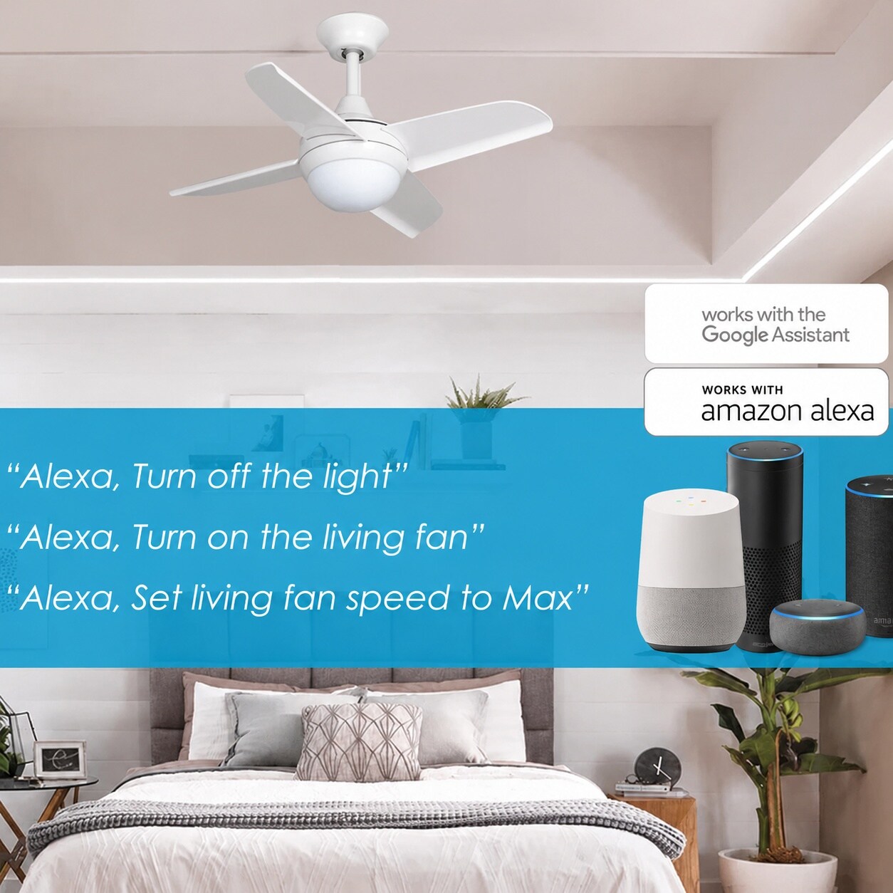 ITOPFOX LIT0813I435 Ceiling-Fan-Mtg-Hdwr - View #3