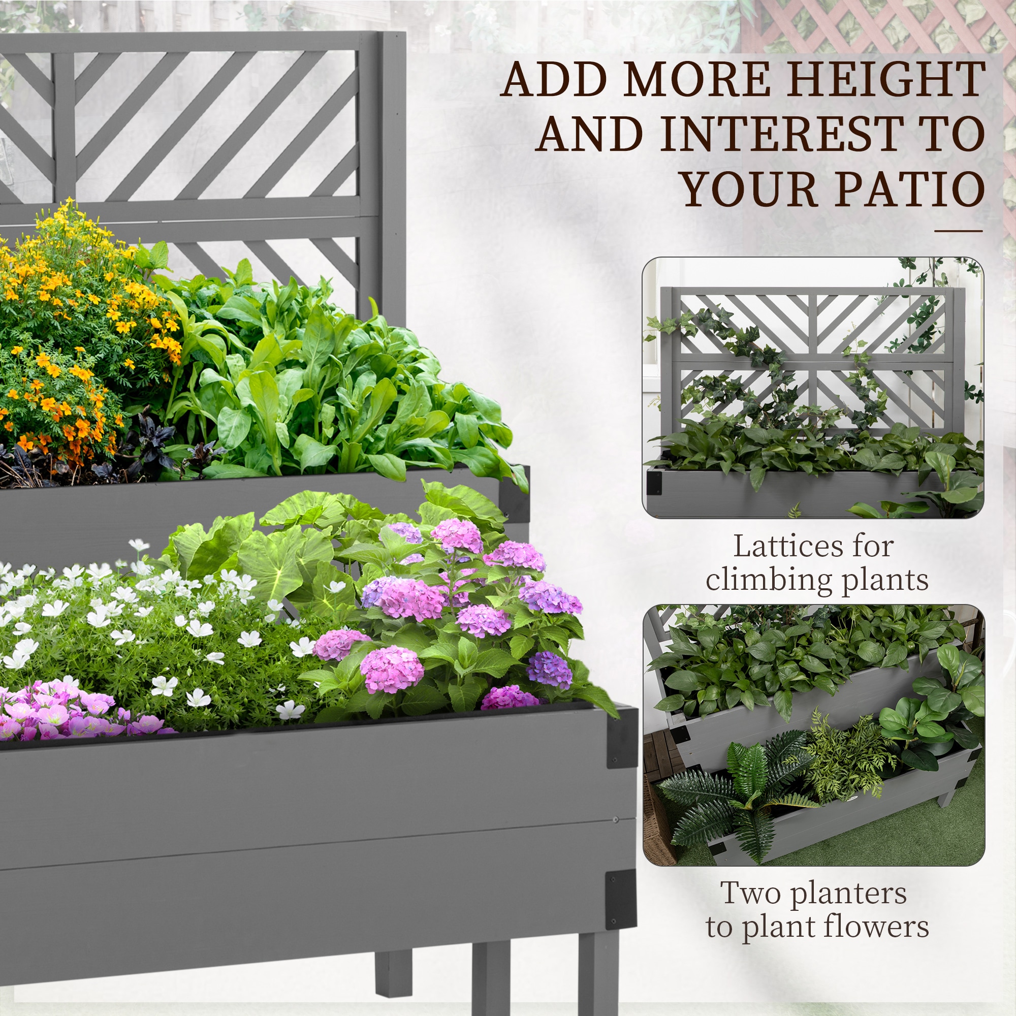 AHIOU HOME ZAAHG-P174415GB Raised-Planter-Boxes - View #6
