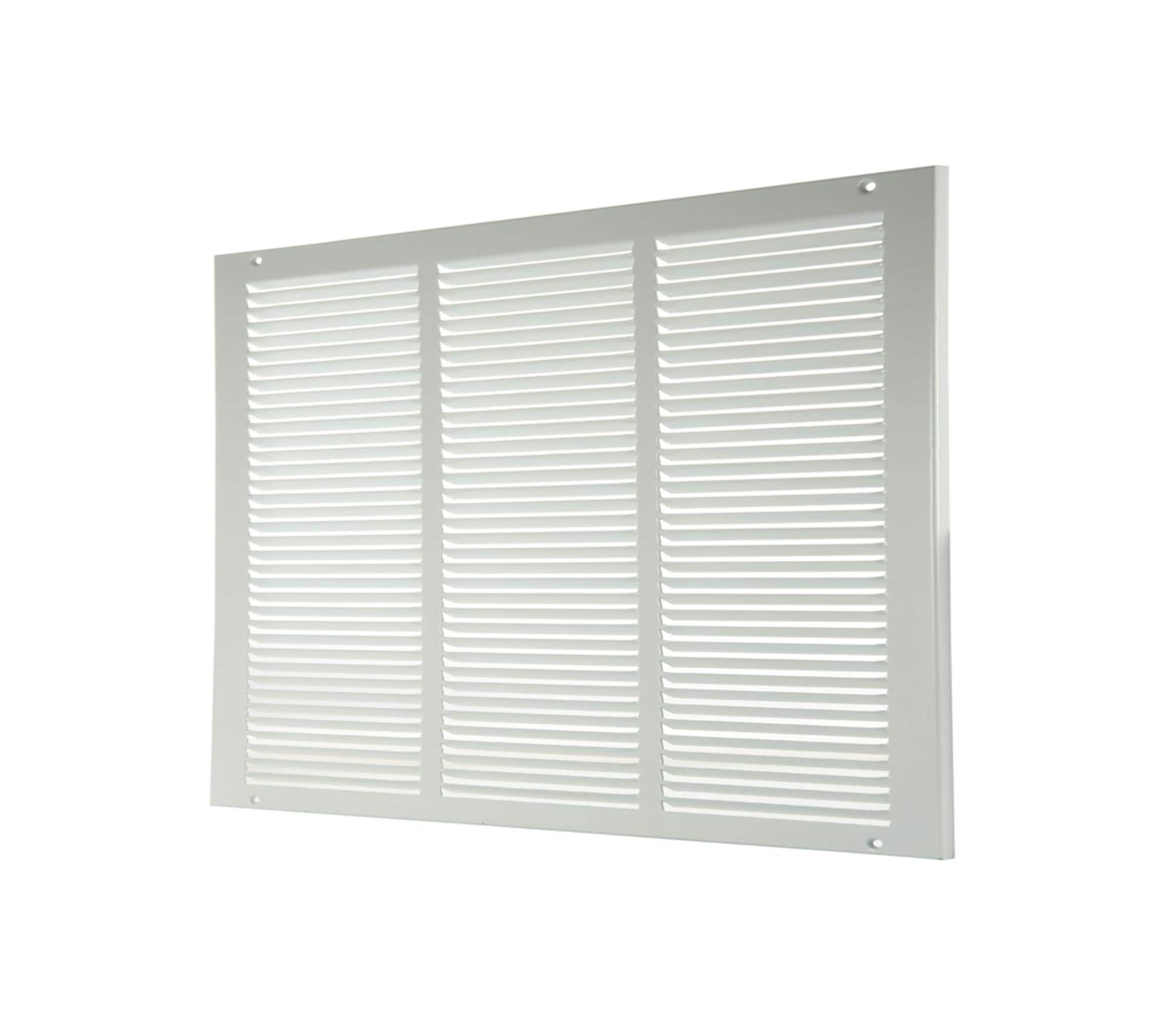 RELIABILT 16-in x 10-in Steel White Sidewall/Ceiling Return Air Grille ...