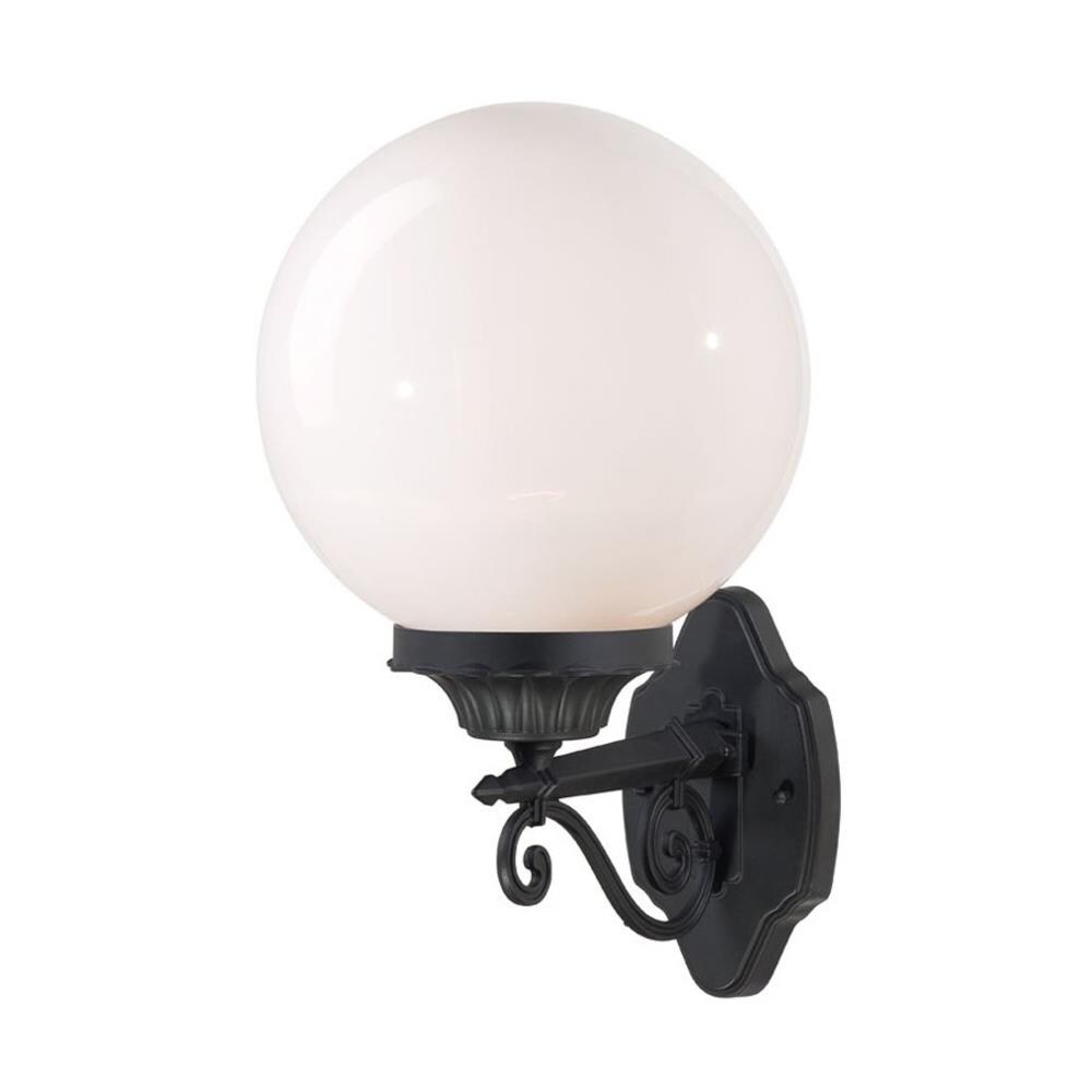 Acclaim Lighting 5261BK/WH Havana 1 -Light 17.0-in H Matte Black Hardwired Outdoor Wall Light