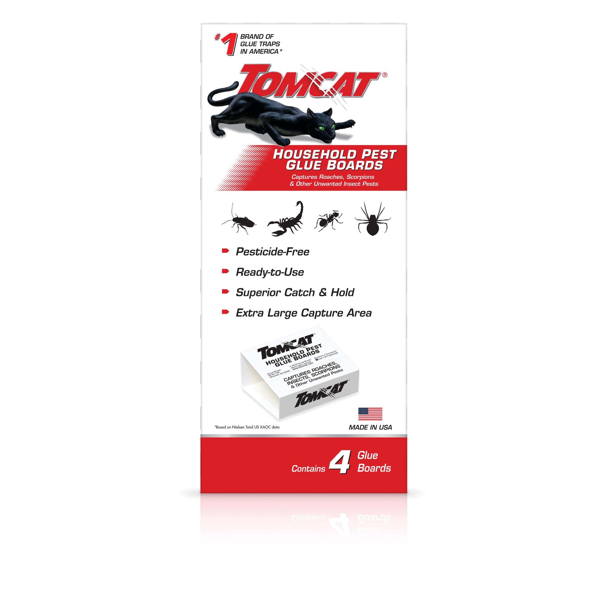 Tomcat Mouse Glue Trap W/Eugenol - 8 Pack