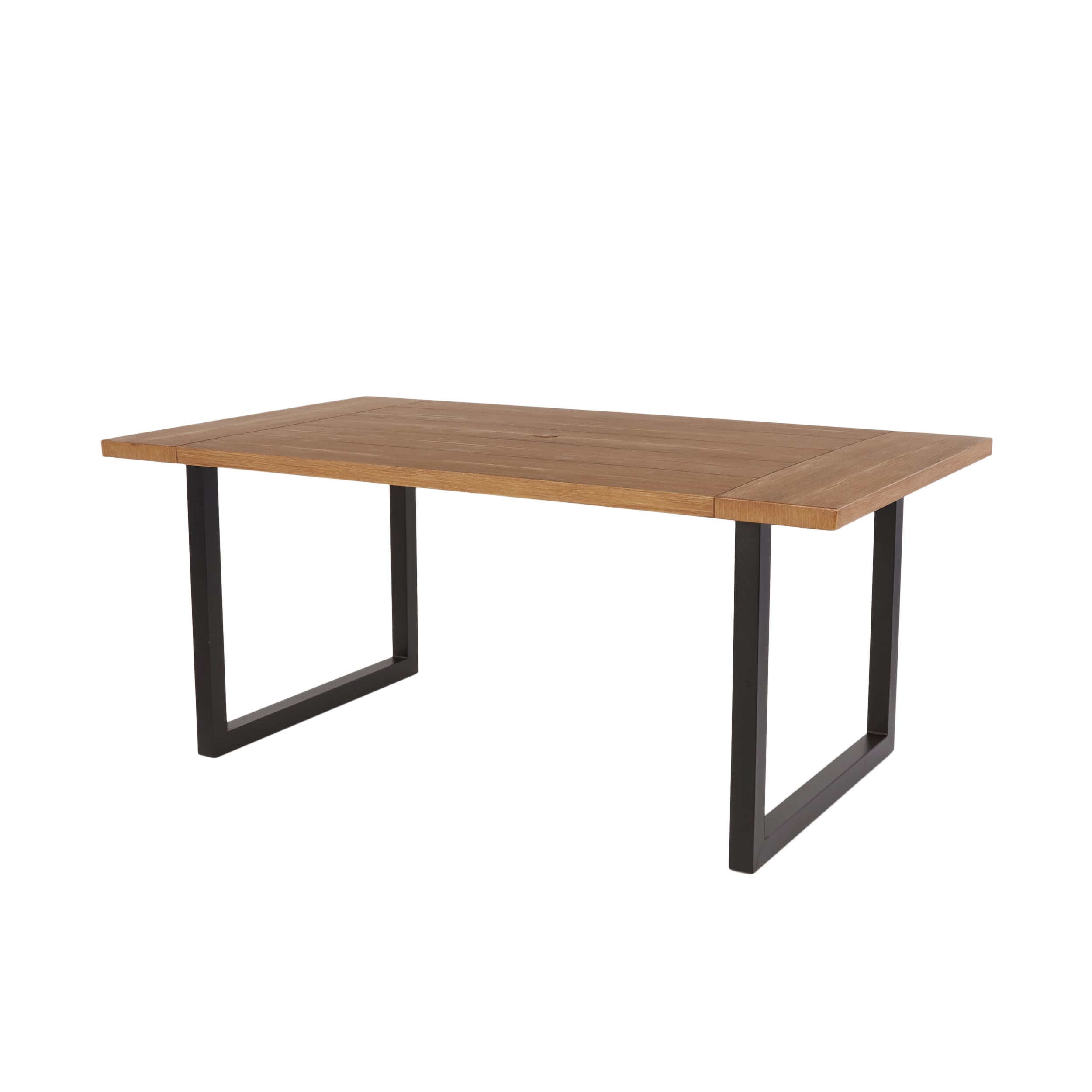 natural ski leg dining table