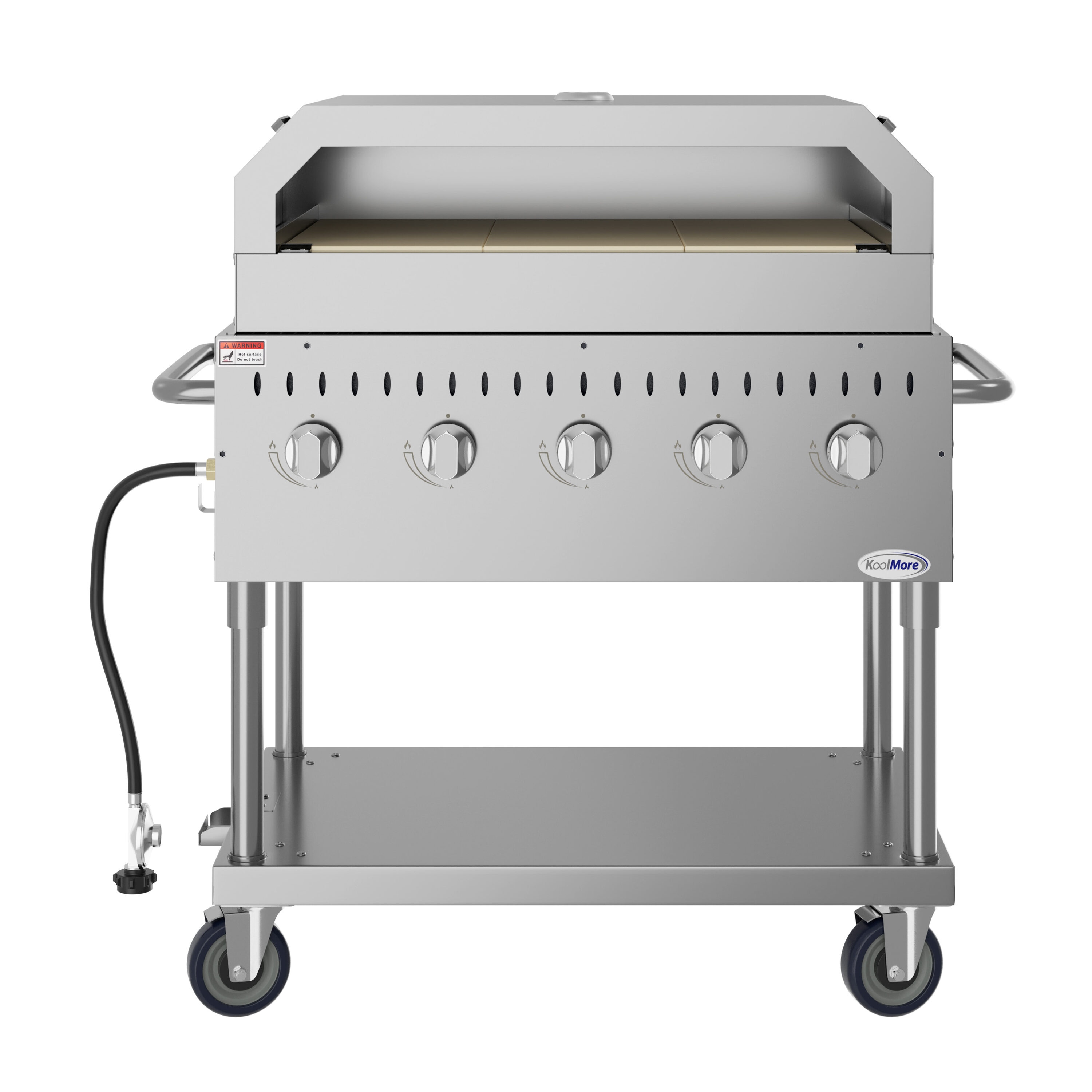 KoolMore LOW-CGKIT3-36P Stainless Steel Liquid Propane Gas Grill