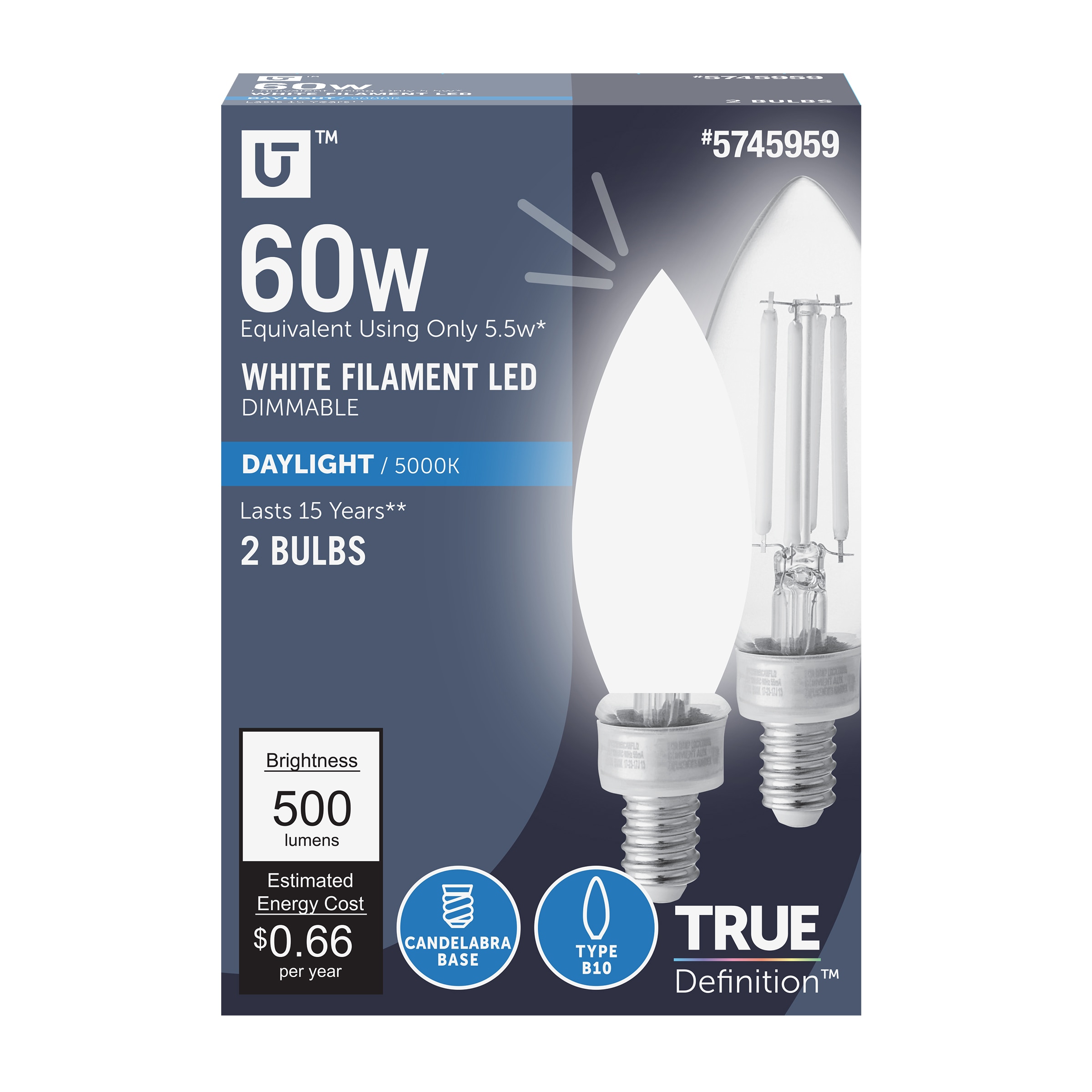Utilitech LCTC60/950CA/WFIL/2 Led-Lights - View #3