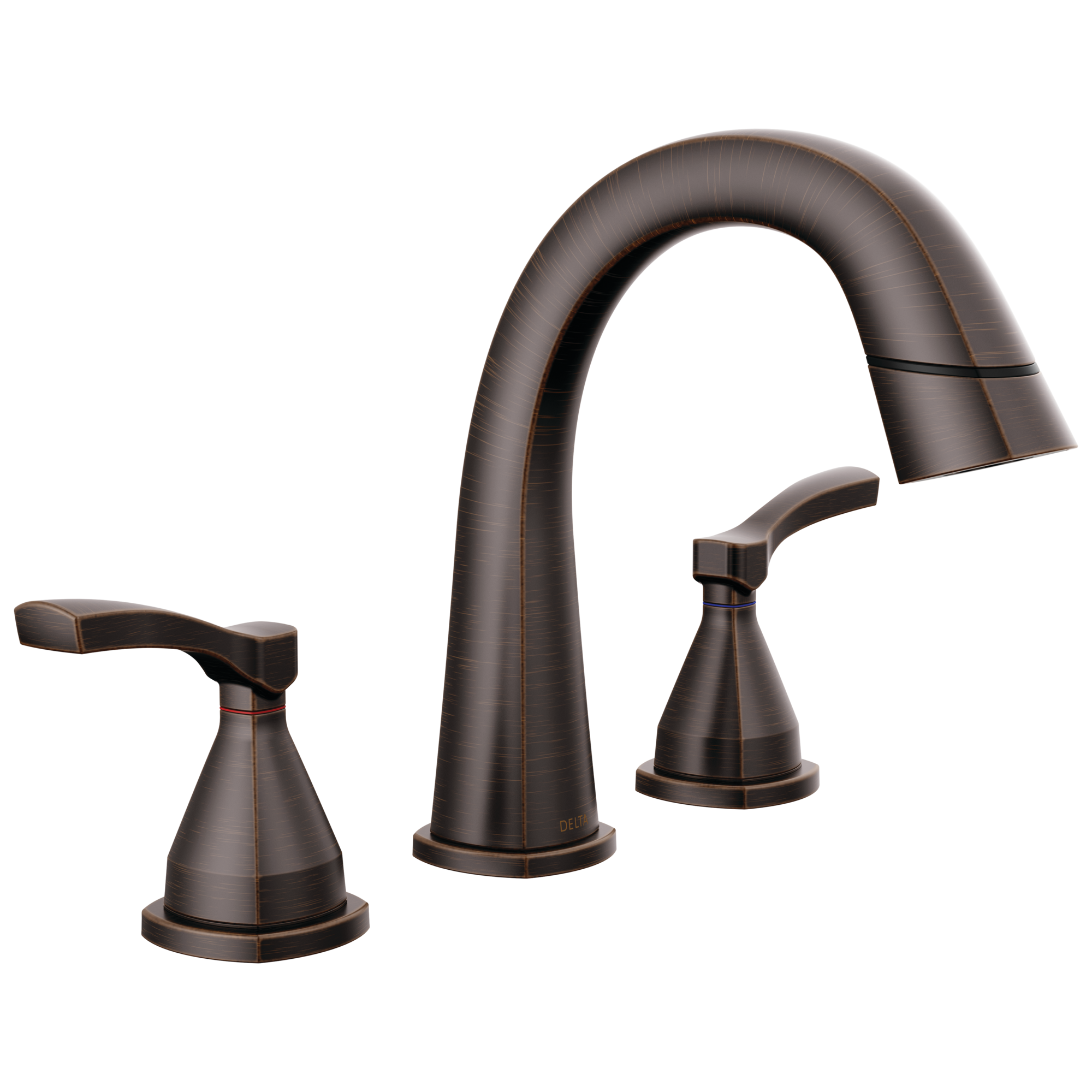 Delta Stryke Venetian Bronze Widespread 2-Handle WaterSense Pull-down ...