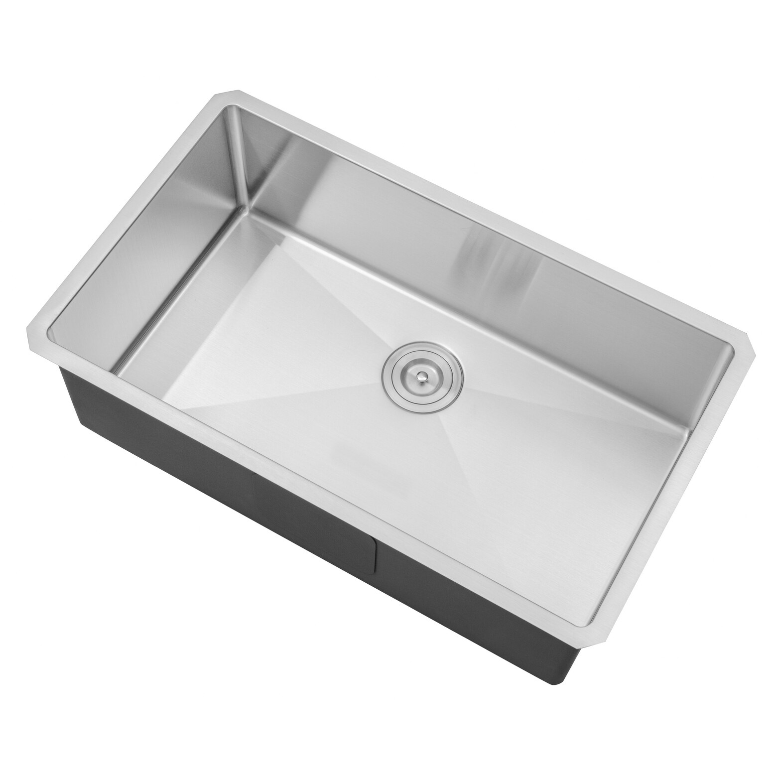 EModernDecor Undermount 32 In X 19 In Stainless Steel Single Bowl   11839467 