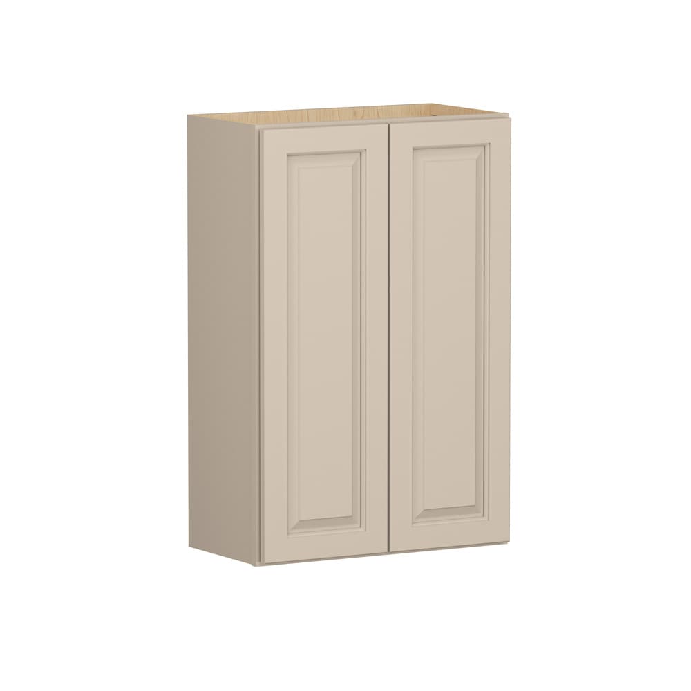 Shenandoah Stemson 27-in W x 36-in H x 12-in D Oat Painted Wall Fully Assembled Cabinet Raised Panel Raised panel