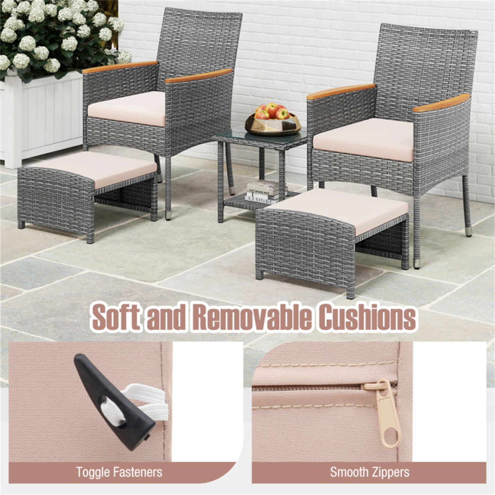 BABOOM BOM-70955NY-CO Patio-Conversation-Sets - View #4