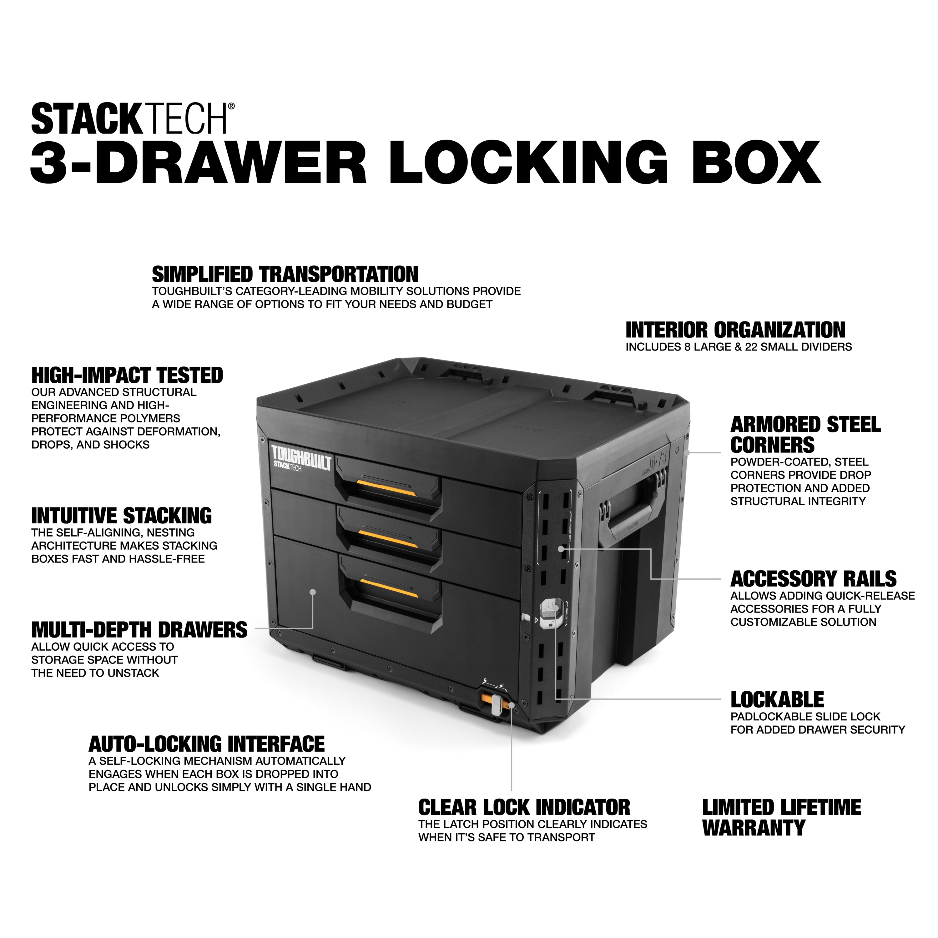 TOUGHBUILT TB-B1-D-73 Tool-Boxes - View #2