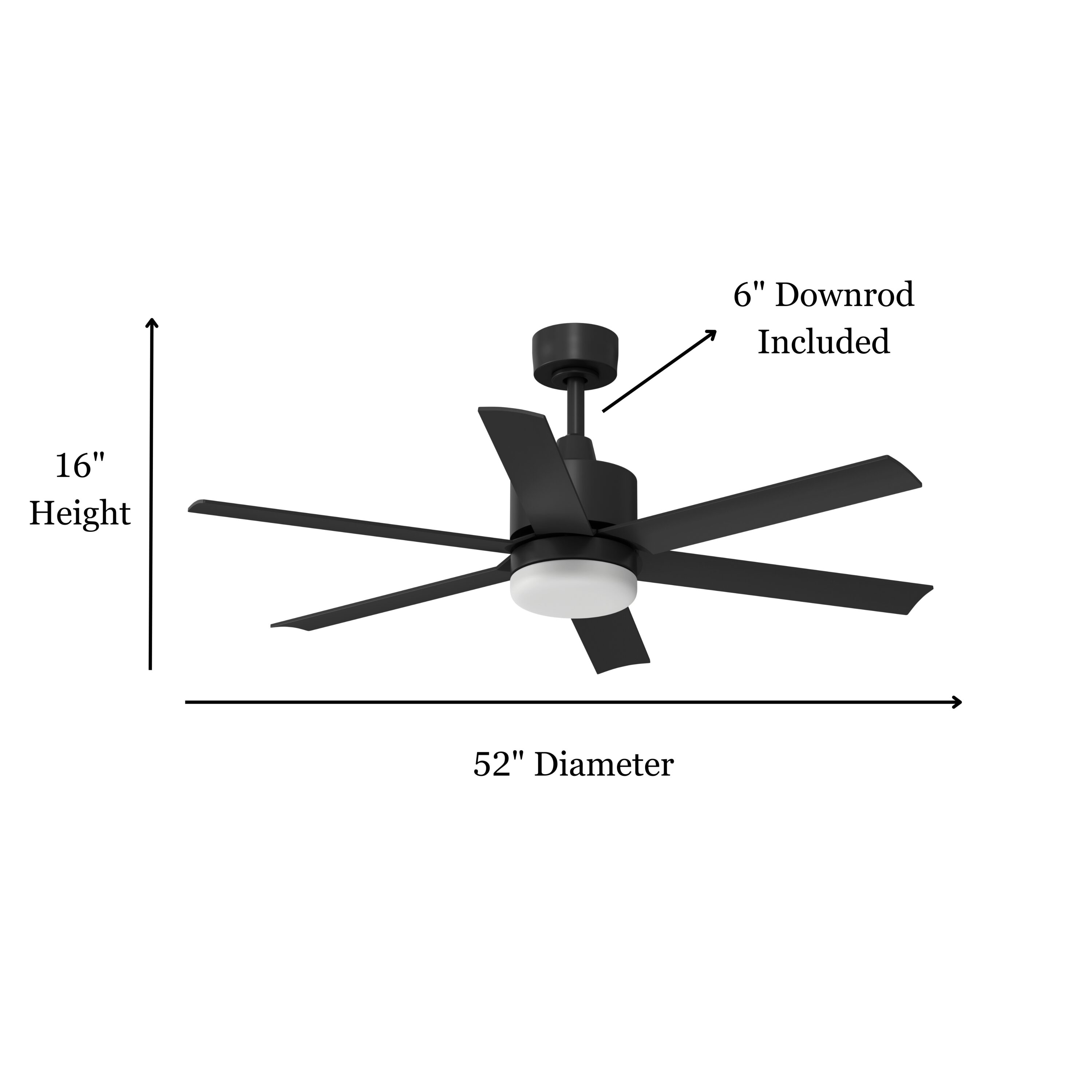 Harbor Breeze RDS52MBK6LR Ceiling-Fans - View #10