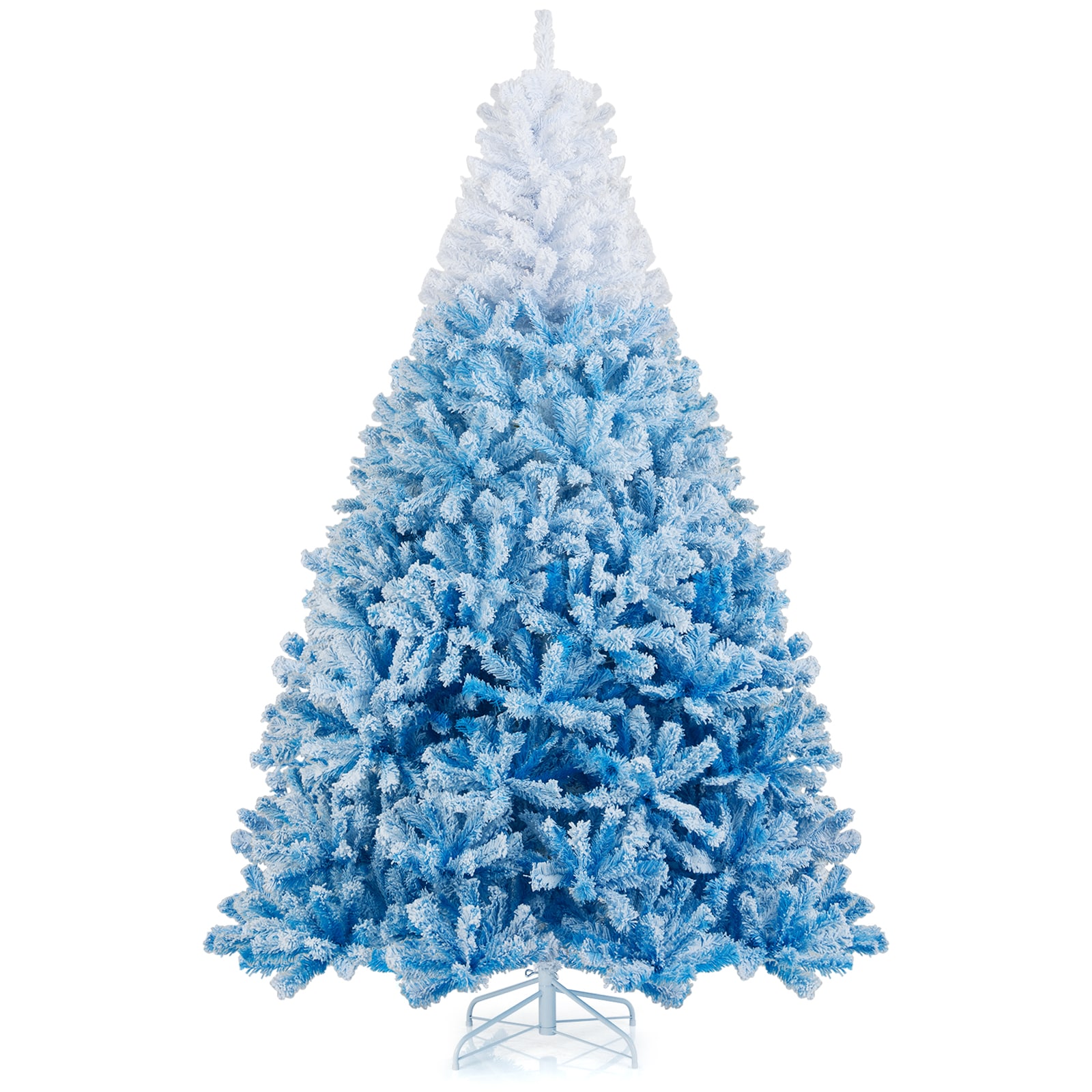 LIVIZA 8-ft Blue Artificial Christmas Tree