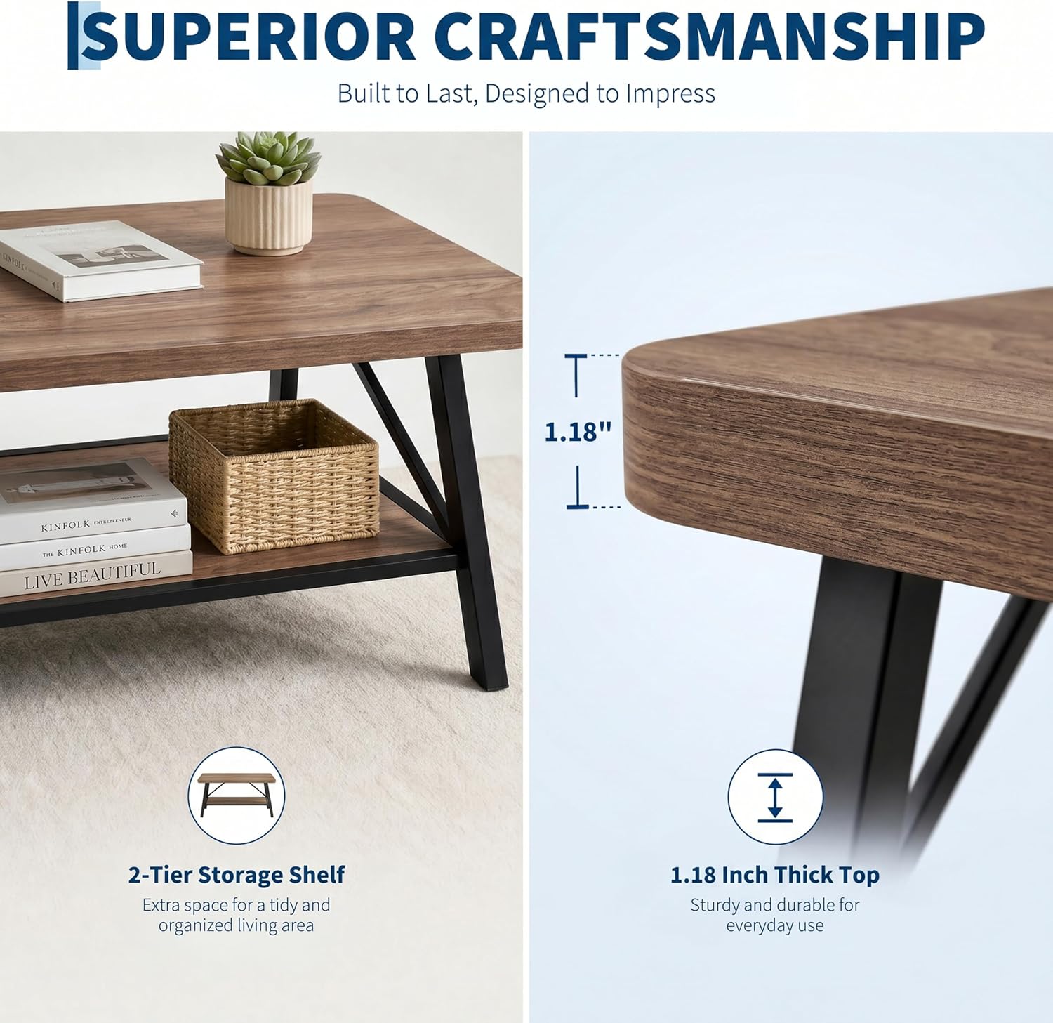 GarveeLife PDOYXGRK0YHF Coffee-Tables - View #3
