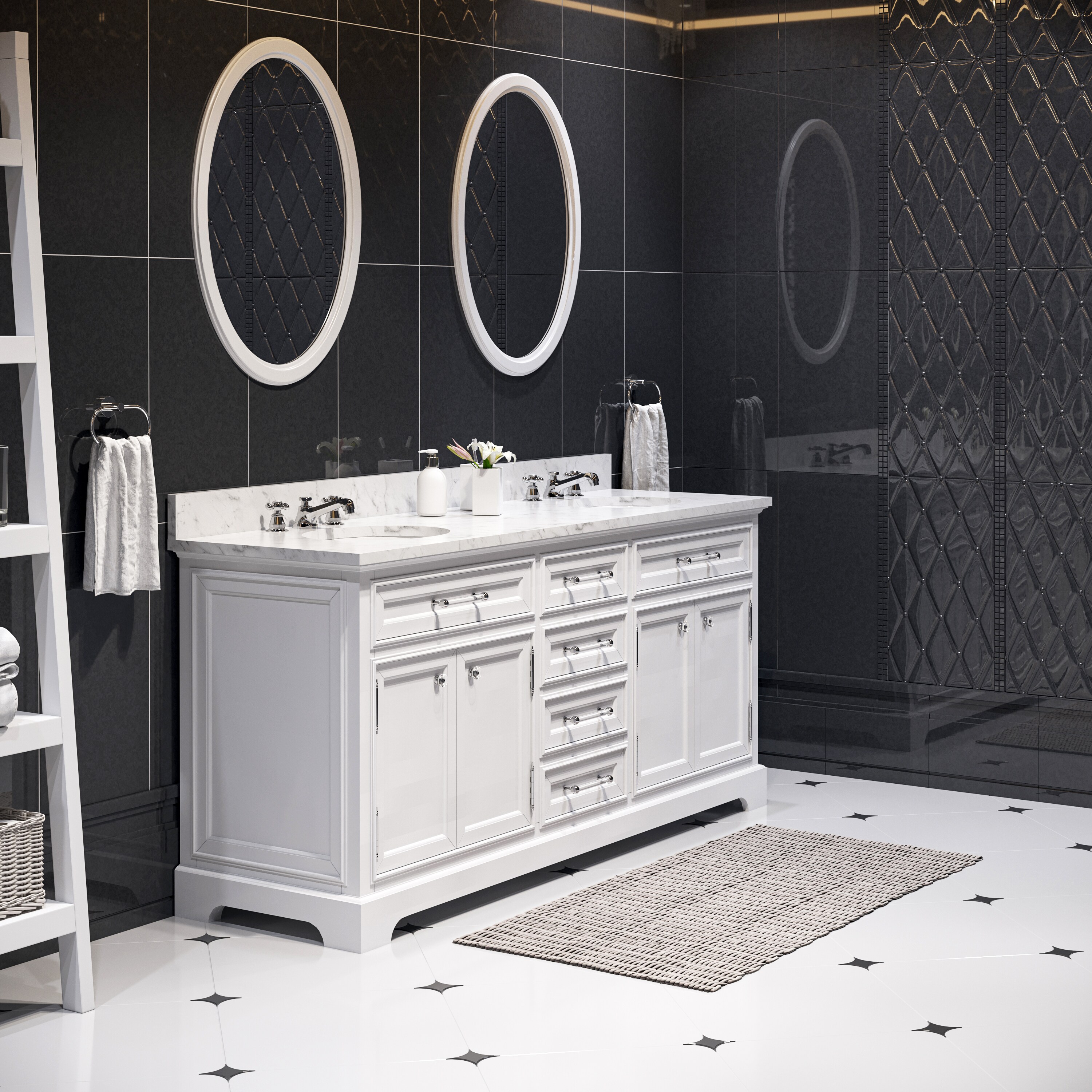 Water Creation DE72CW01PW-000BX0901 Bath-Vanity-Combo - View #3