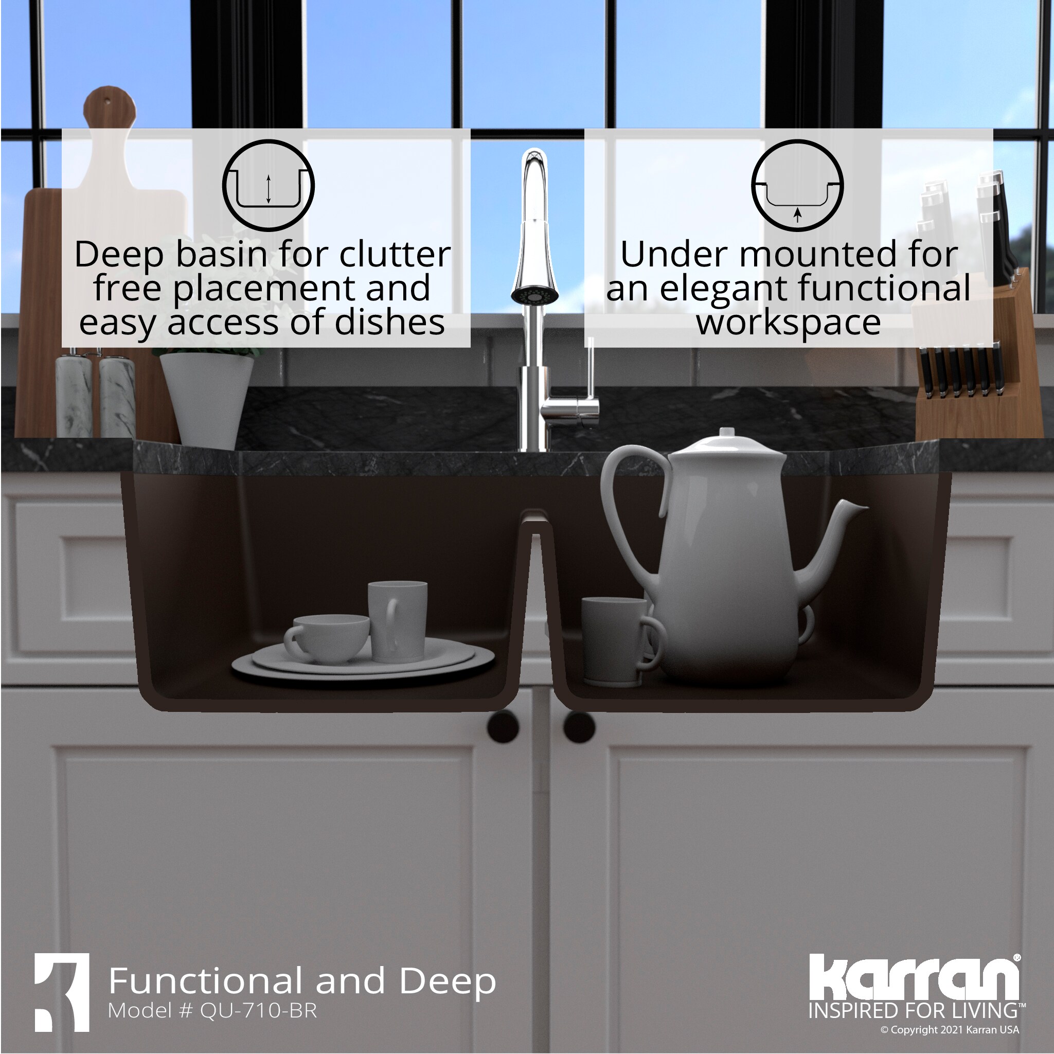 Karran QU-710-BR-PK1 Kitchen-Sinks - View #10