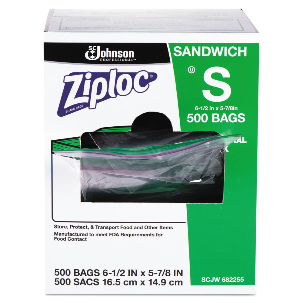 Ziploc 300-Pack Quart Plastic Reusable Food Bag in the Food Storage  Containers department at