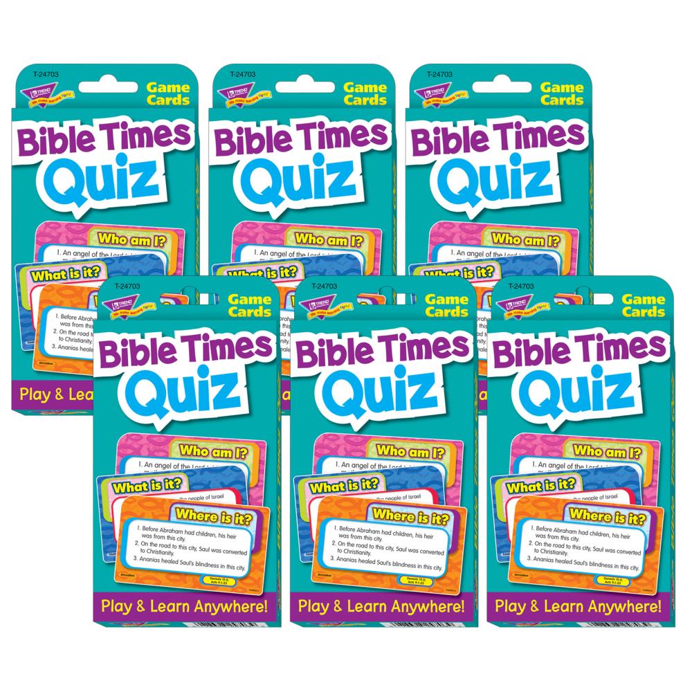 TREND Enterprises T-24703-6 Bible Playing-Card