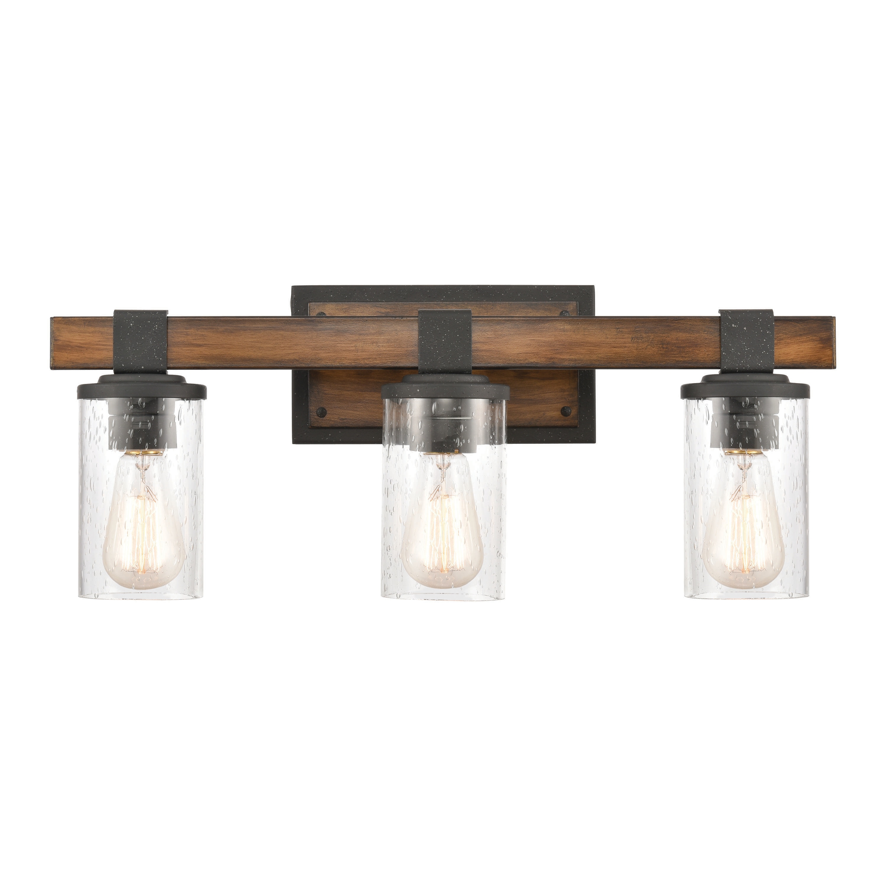 Westmore by ELK Lighting LWVL-220308138 Copley 22-in 3 -Light Distressed Black Transitional Vanity light