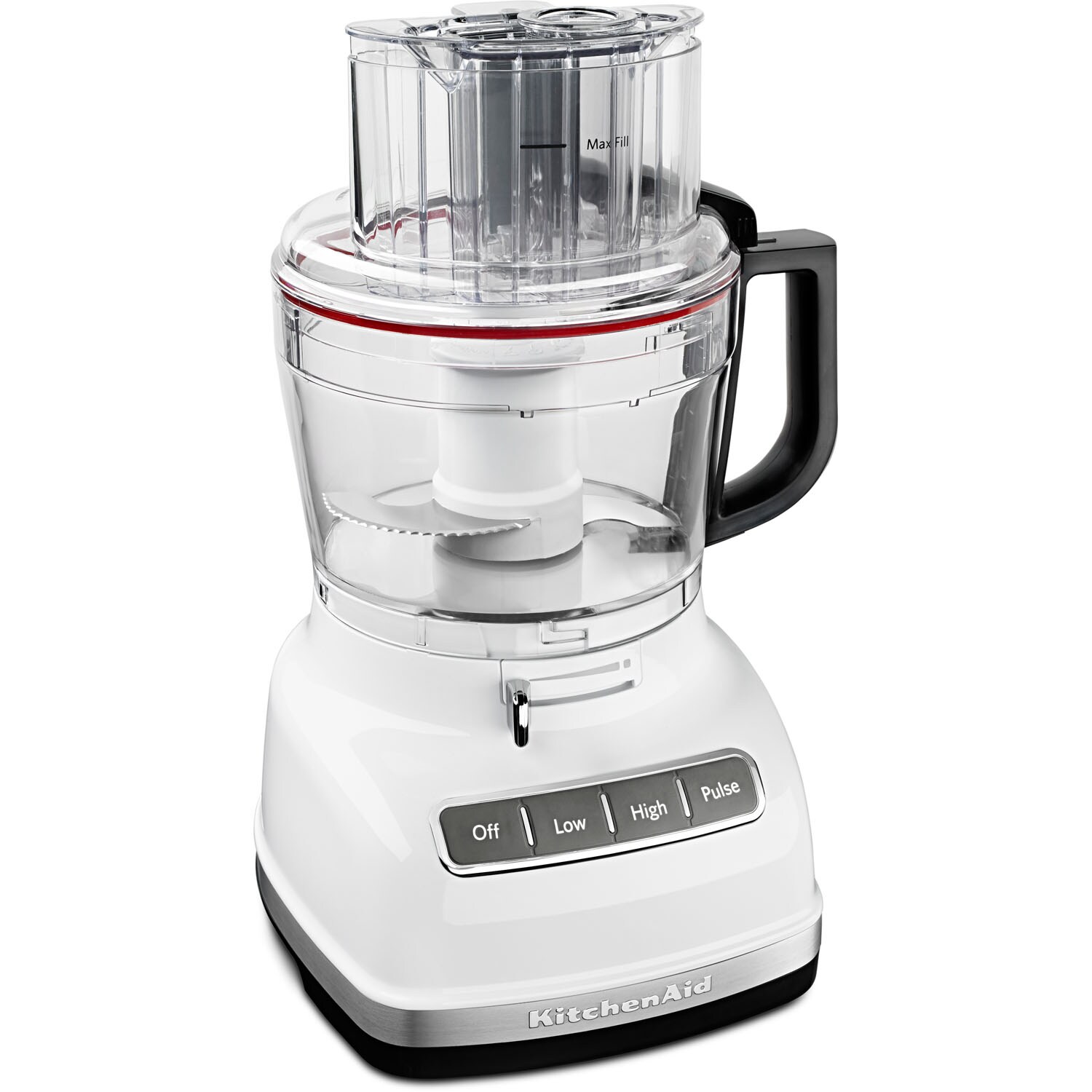 KitchenAid 11-Cup 360-Watt White 5-Blade Food Processor at