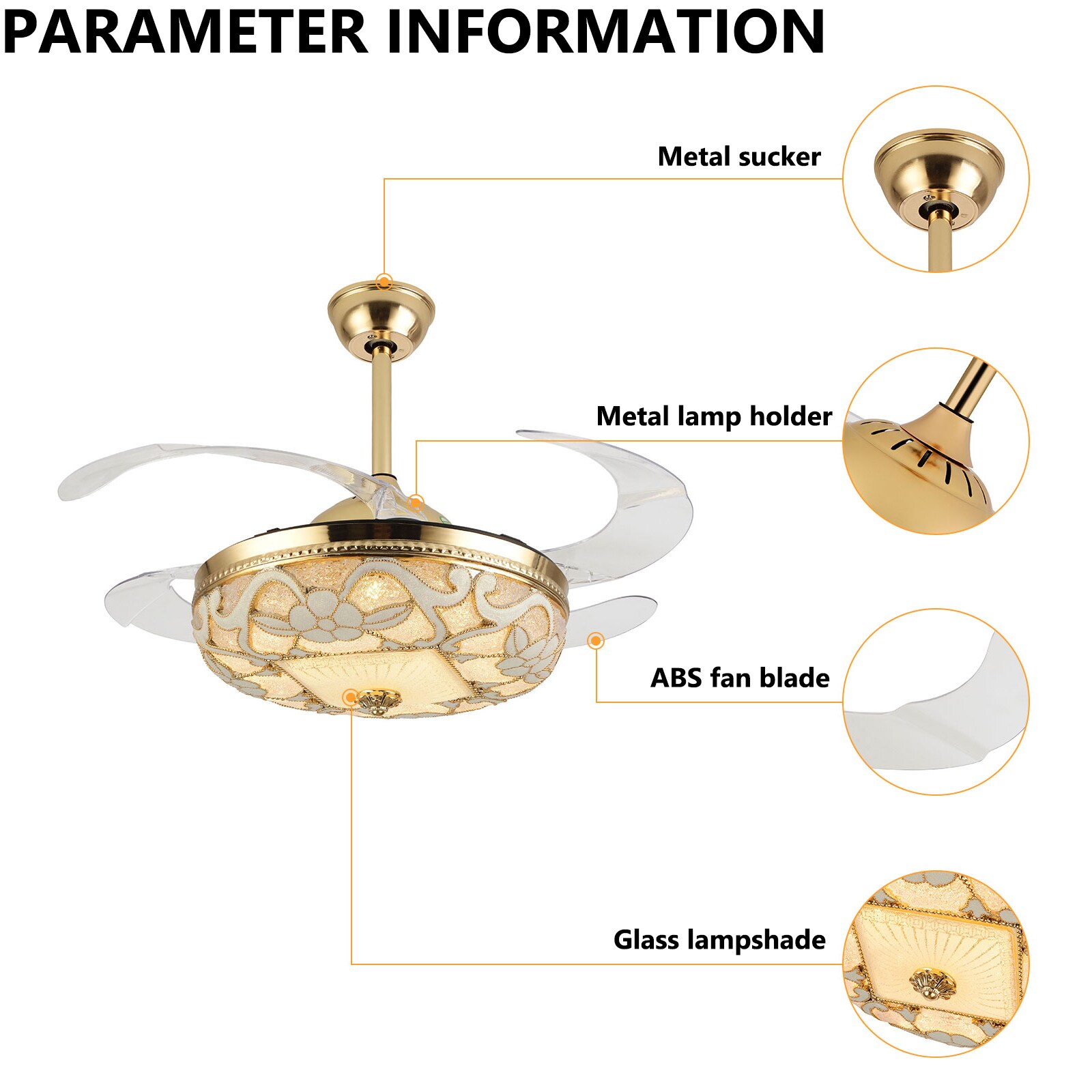 Oukaning JZUCOD-00880099 Ceiling-Fans - View #5