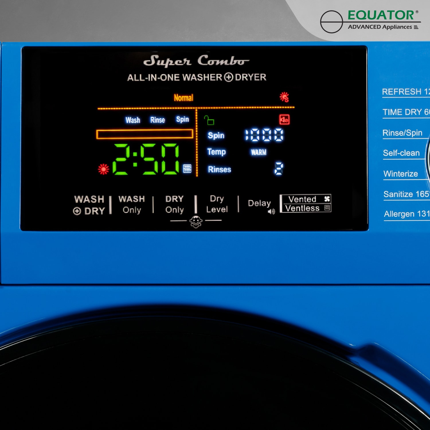 Equator Advanced Appliances EZ 5500CV BLUE +2HE Combination-Washers-Dryers - View #5